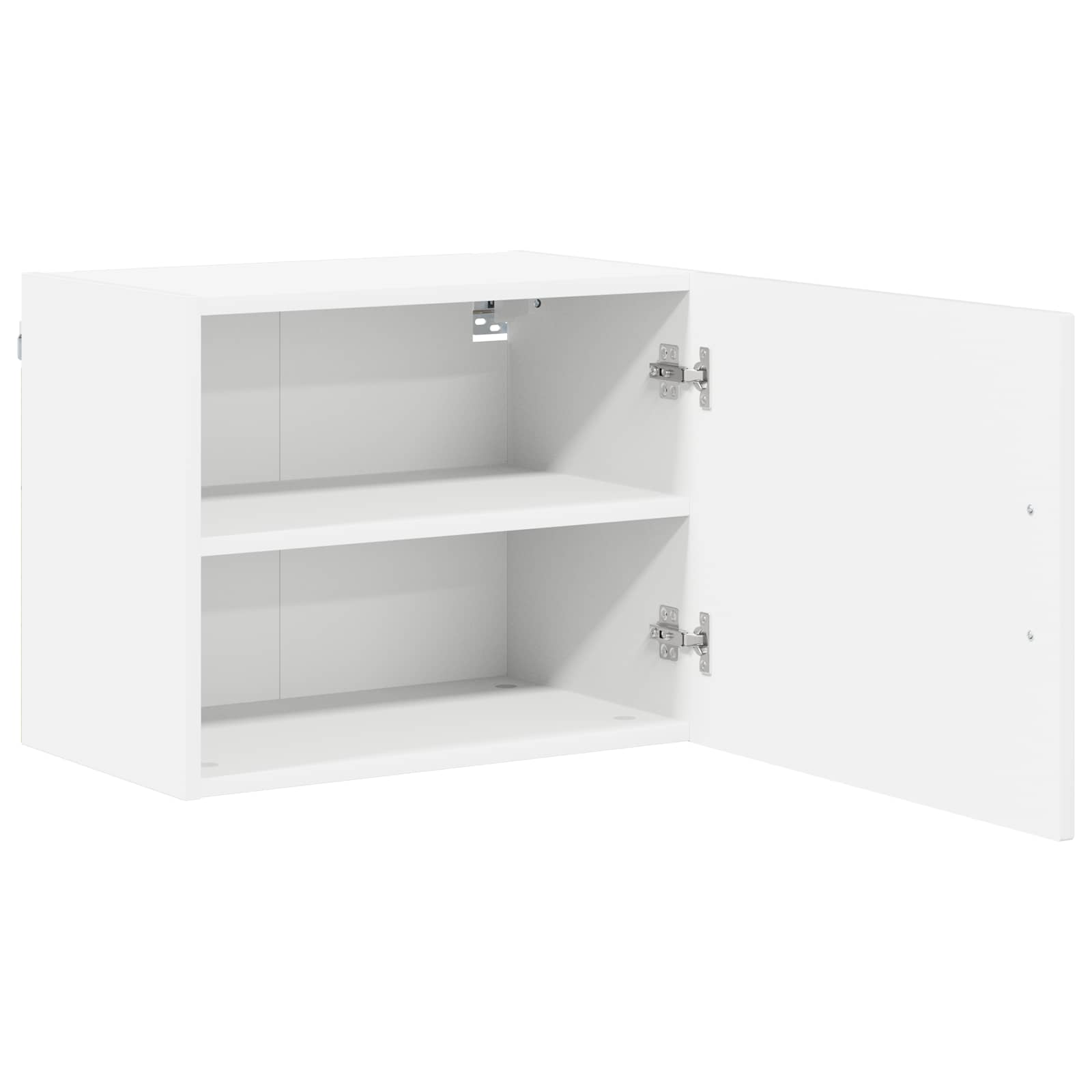 Wandschrank LUCCA Hochglanz Weiß 50 x 31 x 40 cm Holzwerkstoff