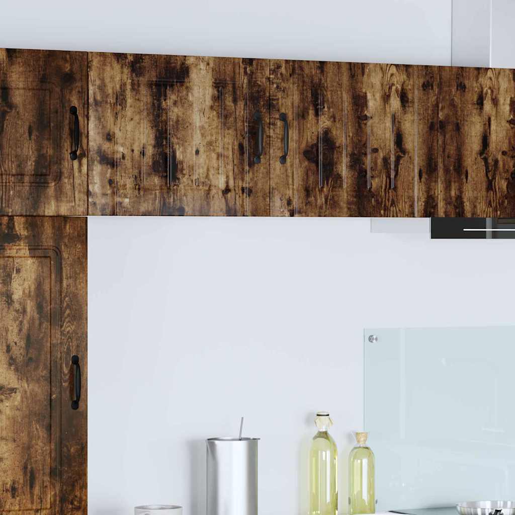 Küchenhängeschrank mit Regal Geräucherte Eiche 50 x 31 x 40 cm