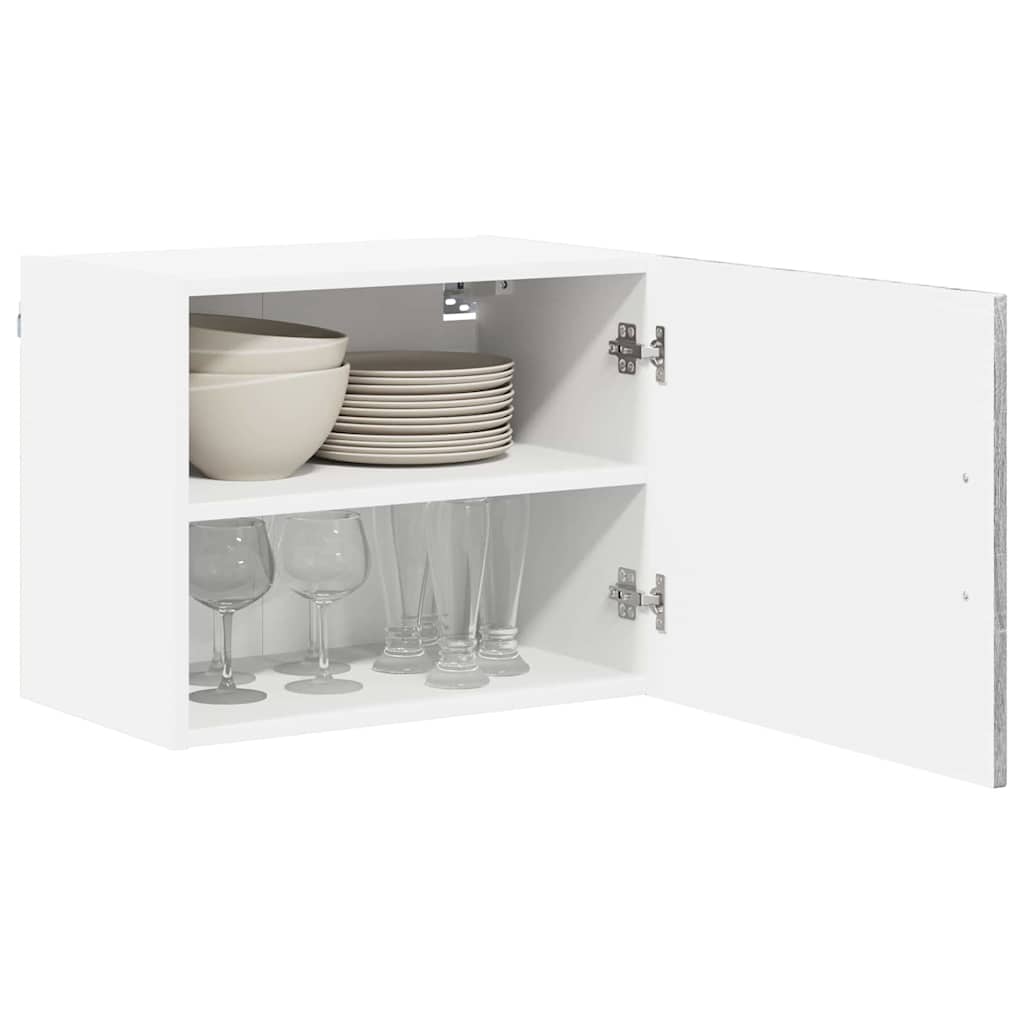 Wandschrank LUCCA 2 stk. Graues Sonoma Holzwerkstoff