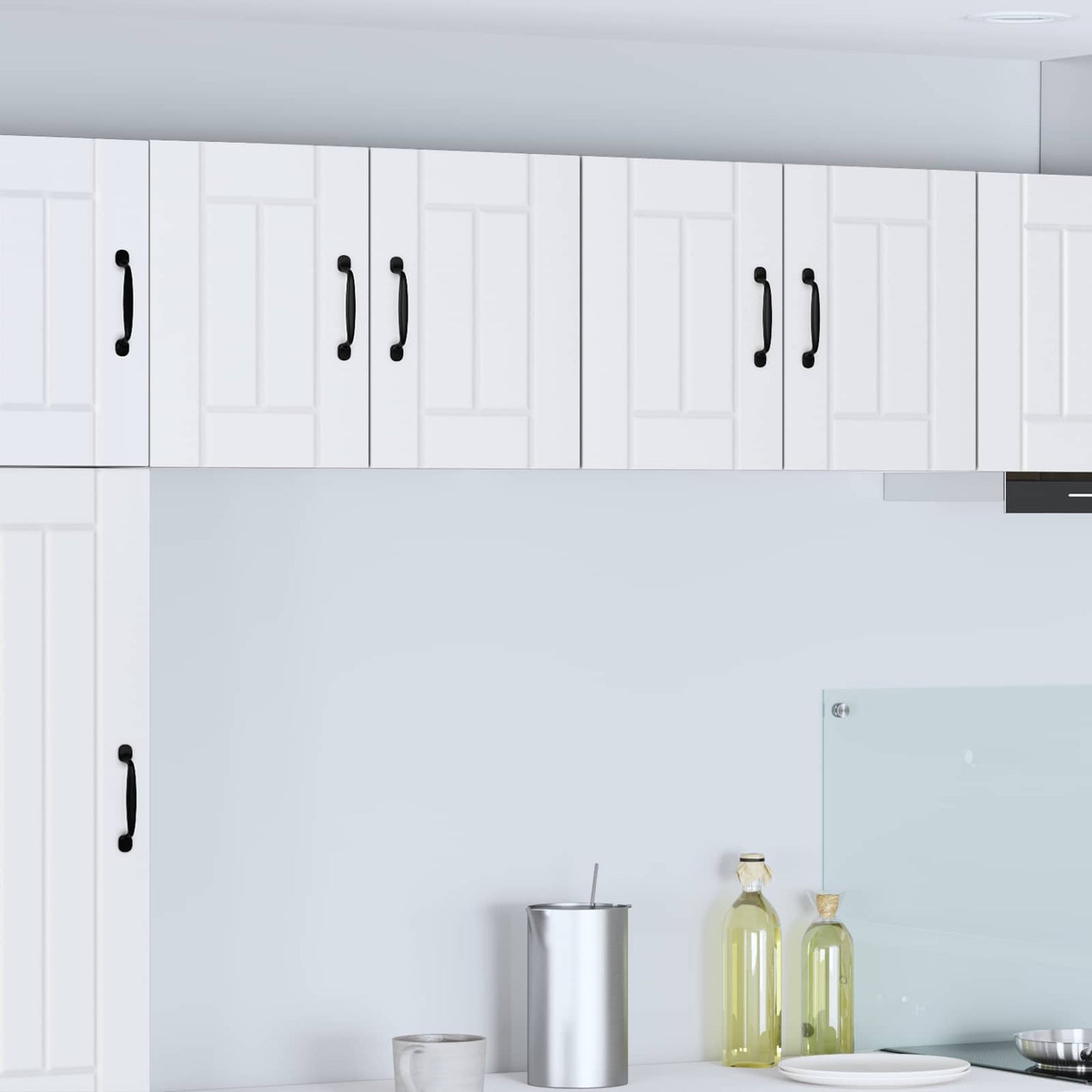 Wandschrank LUCCA 2 stk. Weiß Holzwerkstoff