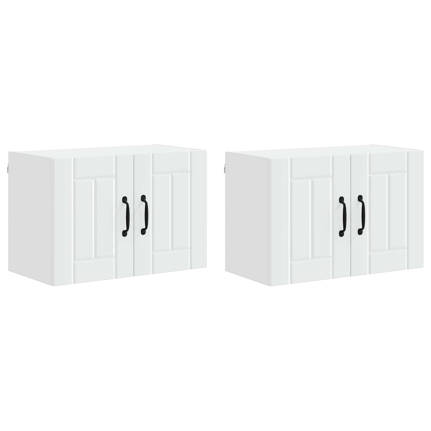 Wandschrank LUCCA 2 stk. Weiß Holzwerkstoff