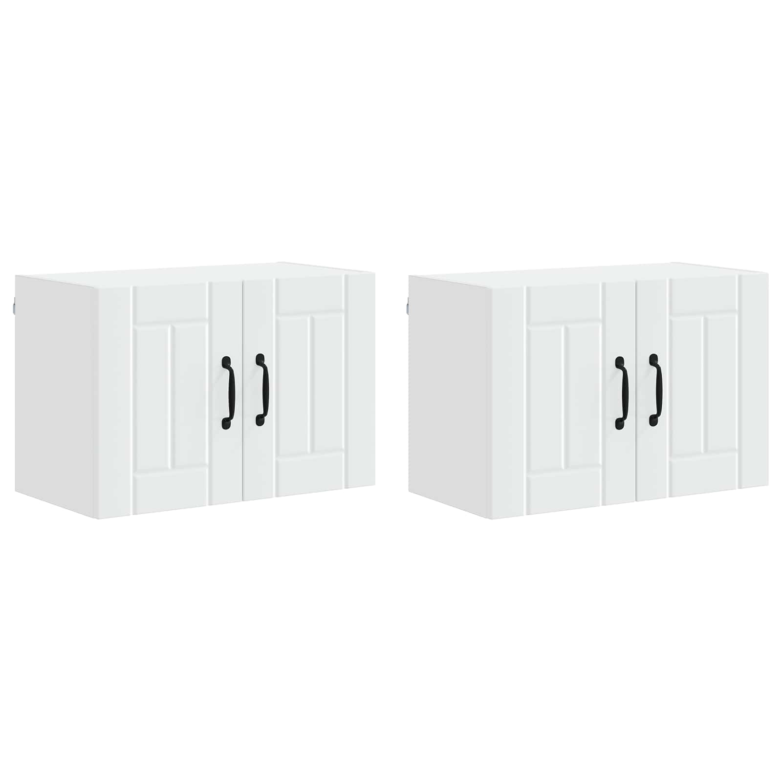 Wandschrank LUCCA 2 stk. Weiß Holzwerkstoff