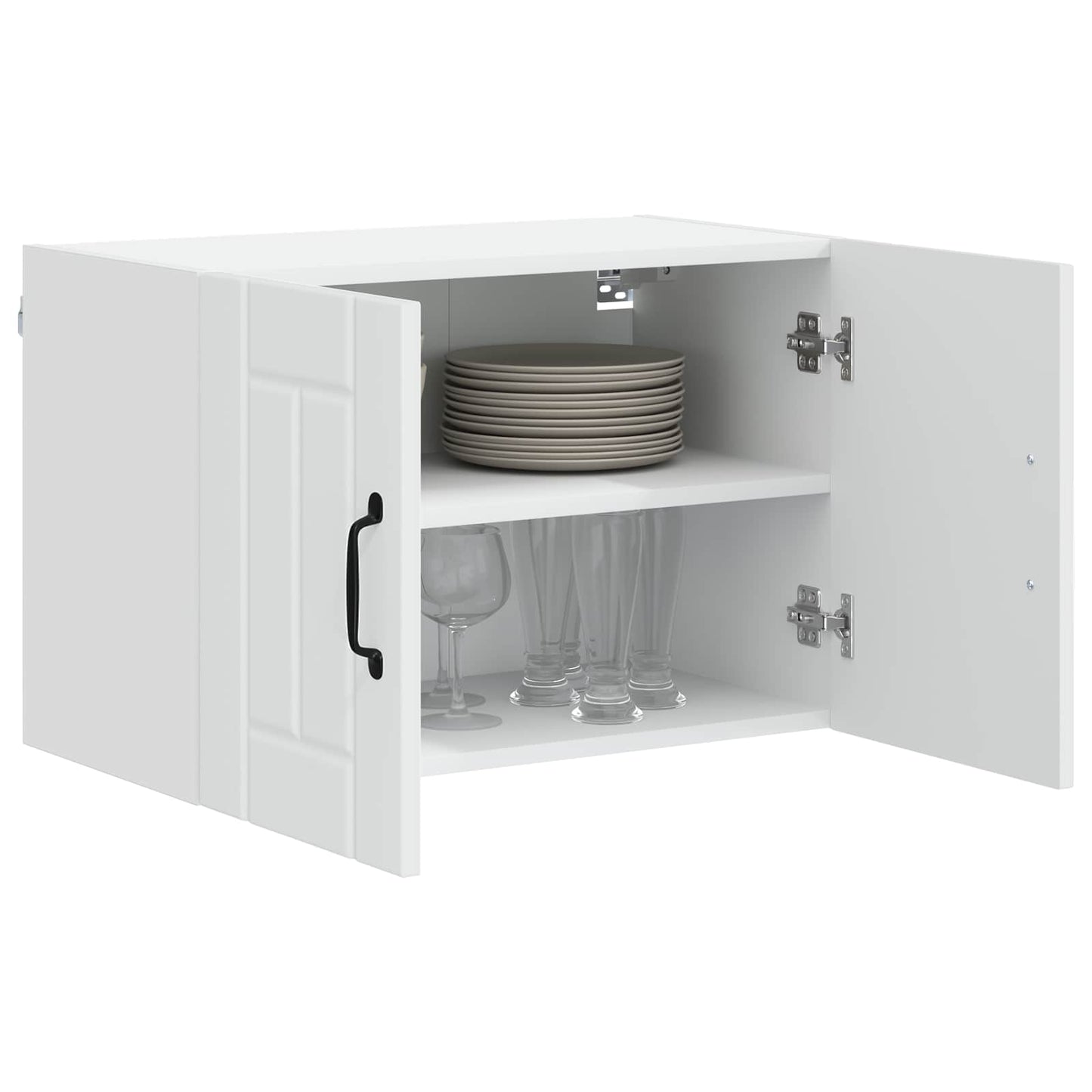 Wandschrank LUCCA 2 stk. Weiß Holzwerkstoff