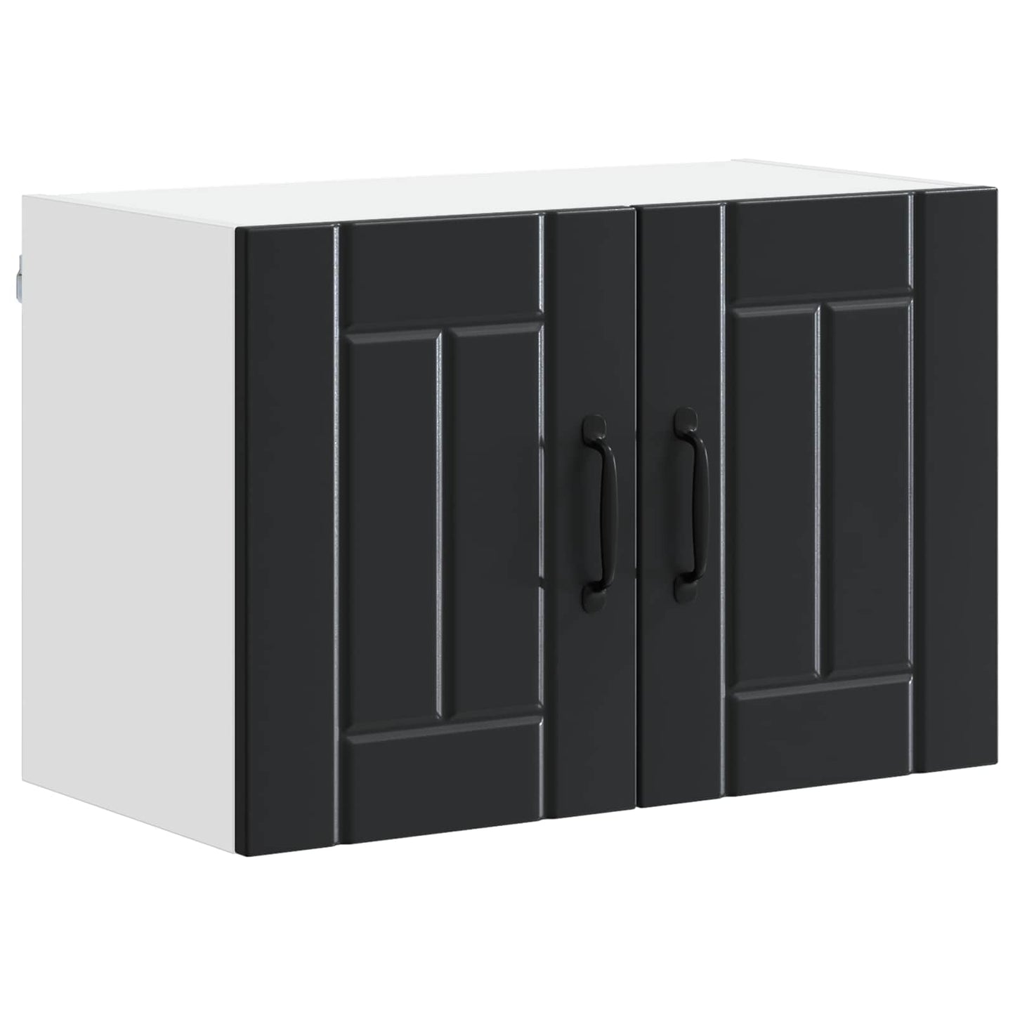 Wandschrank LUCCA 2 stk. Schwarz Holzwerkstoff