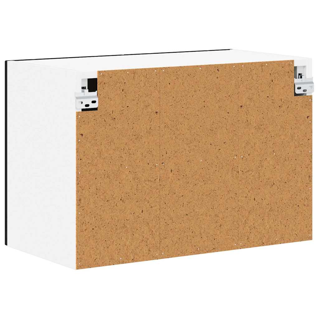Wandschrank LUCCA 2 stk. Schwarz Holzwerkstoff