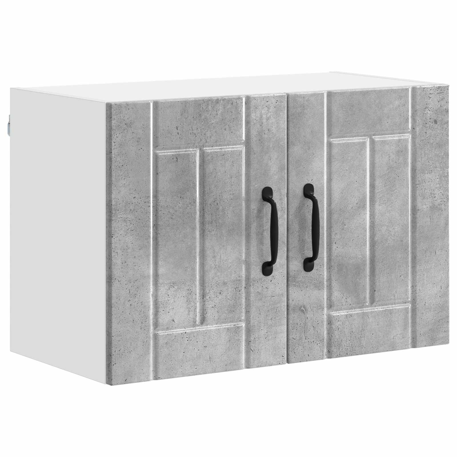 Wandschrank LUCCA 2 stk. Betongrau Holzwerkstoff