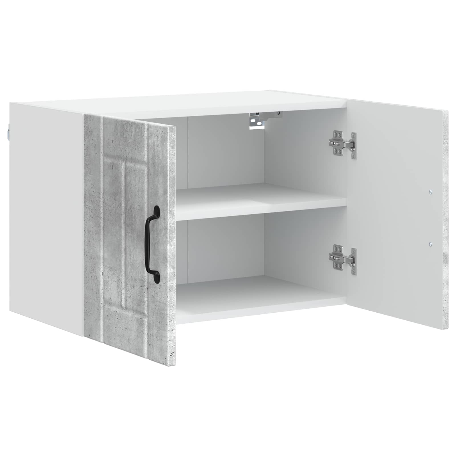 Wandschrank LUCCA 2 stk. Betongrau Holzwerkstoff