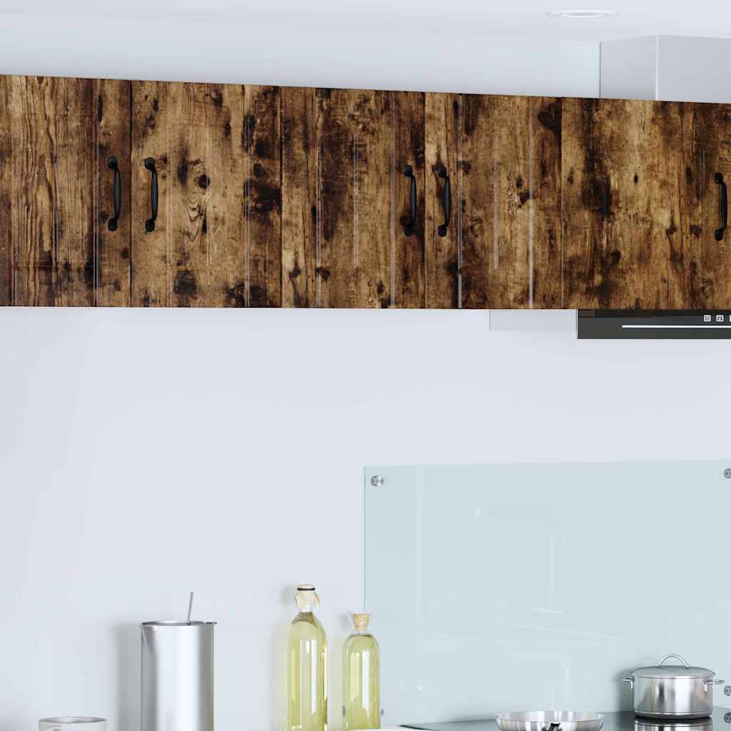 Küchenwandschrank mit Regal Geräucherte Eiche 60 x 31 x 40 cm