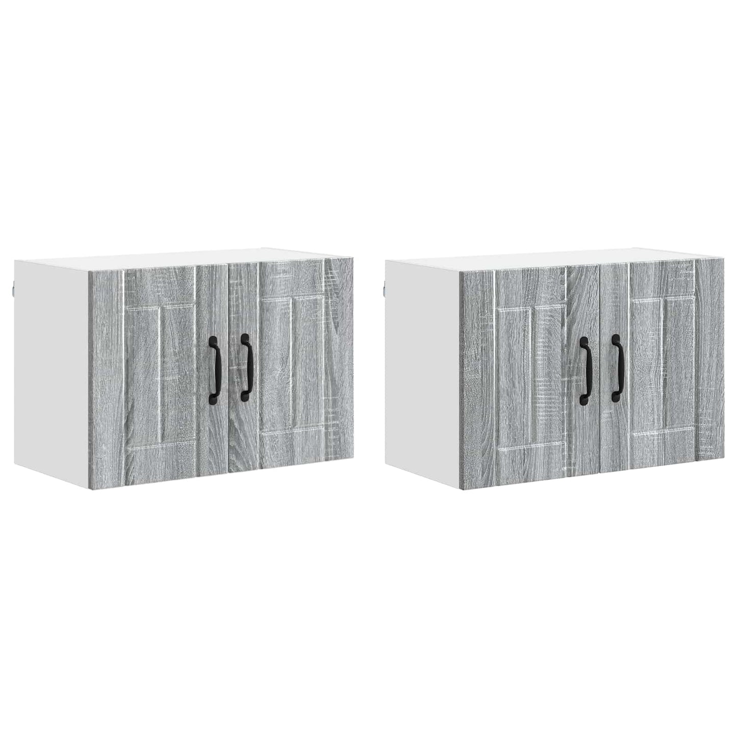 Wandschrank LUCCA 2 stk. Graues Sonoma Holzwerkstoff