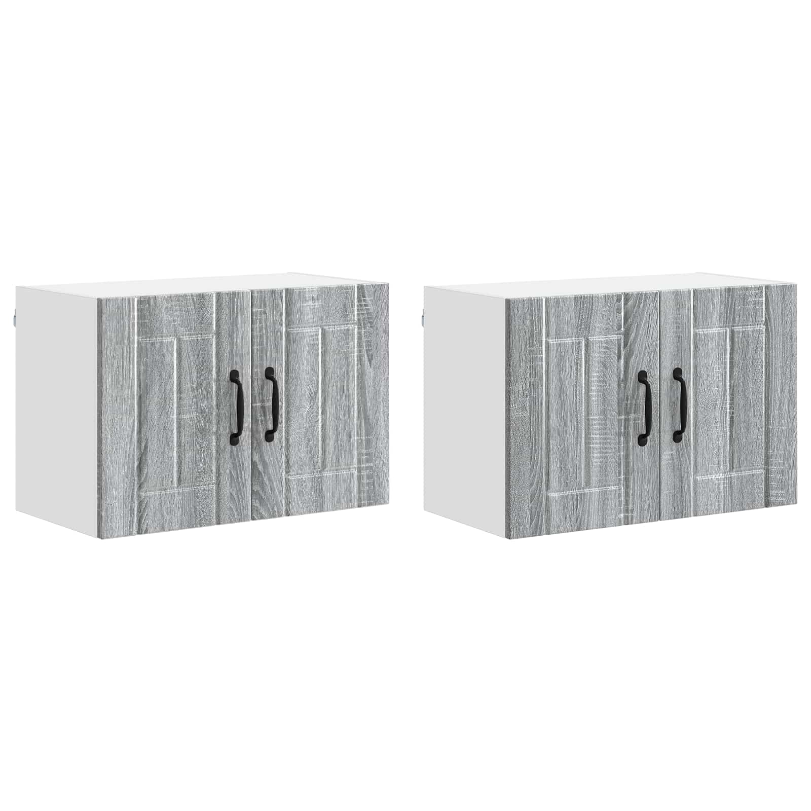 Wandschrank LUCCA 2 stk. Graues Sonoma Holzwerkstoff