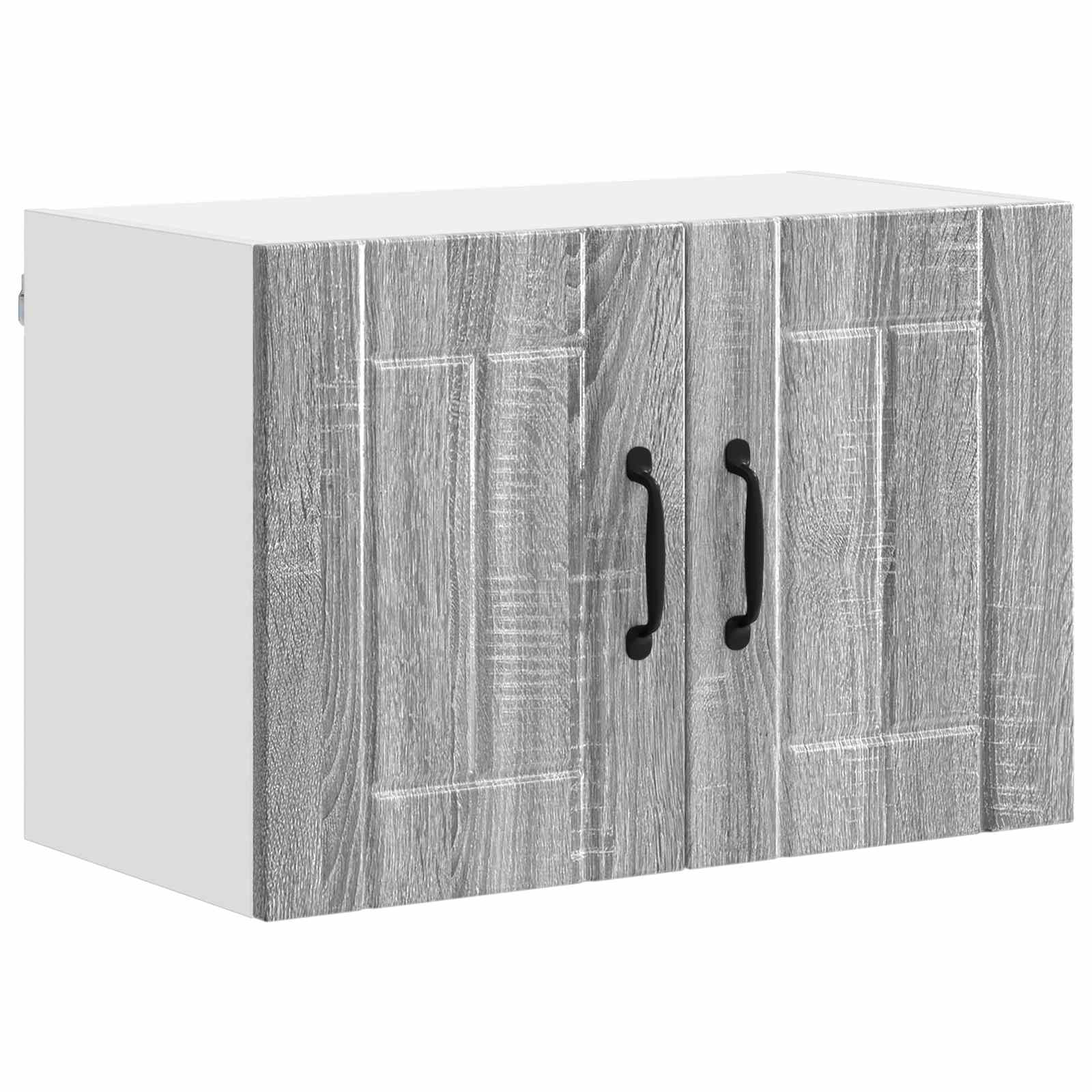 Wandschrank LUCCA 2 stk. Graues Sonoma Holzwerkstoff