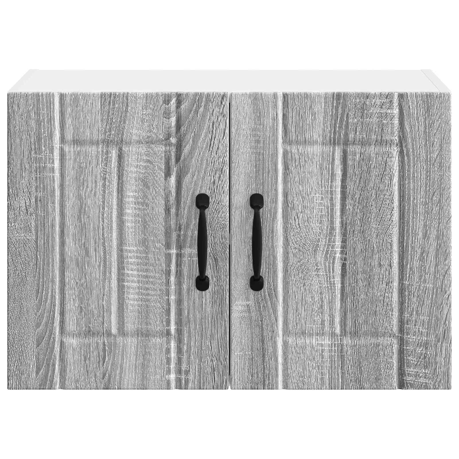Wandschrank LUCCA 2 stk. Graues Sonoma Holzwerkstoff