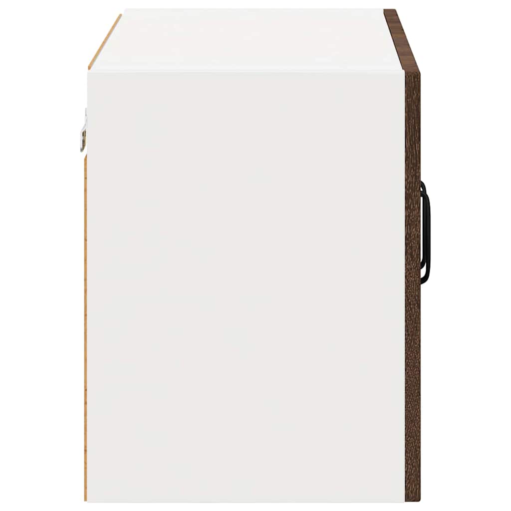 Küchenwandschrank mit Regal Braun Eichen-Optik 60 x 31 x 40 cm