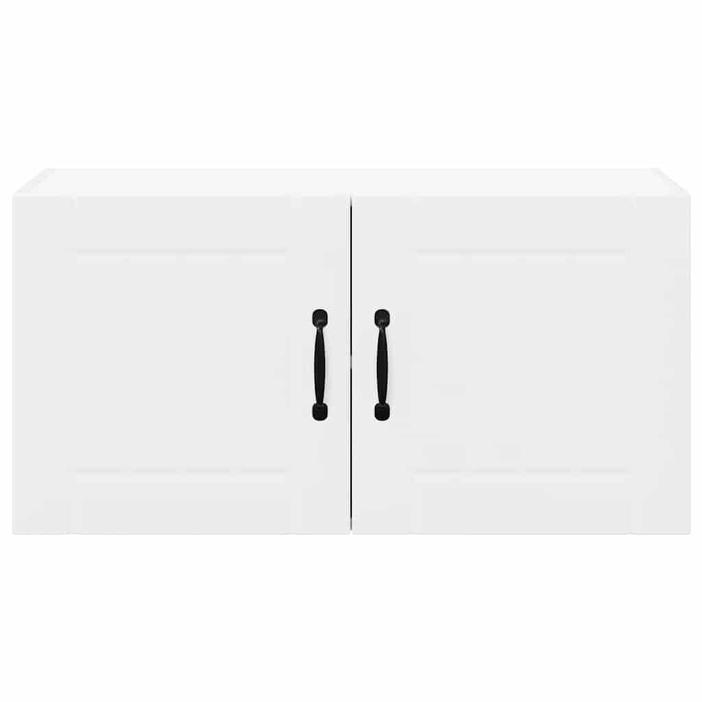 Küchenhängeschrank mit Regal Weiß 80 x 31 x 40 cm Holzwerkstoff