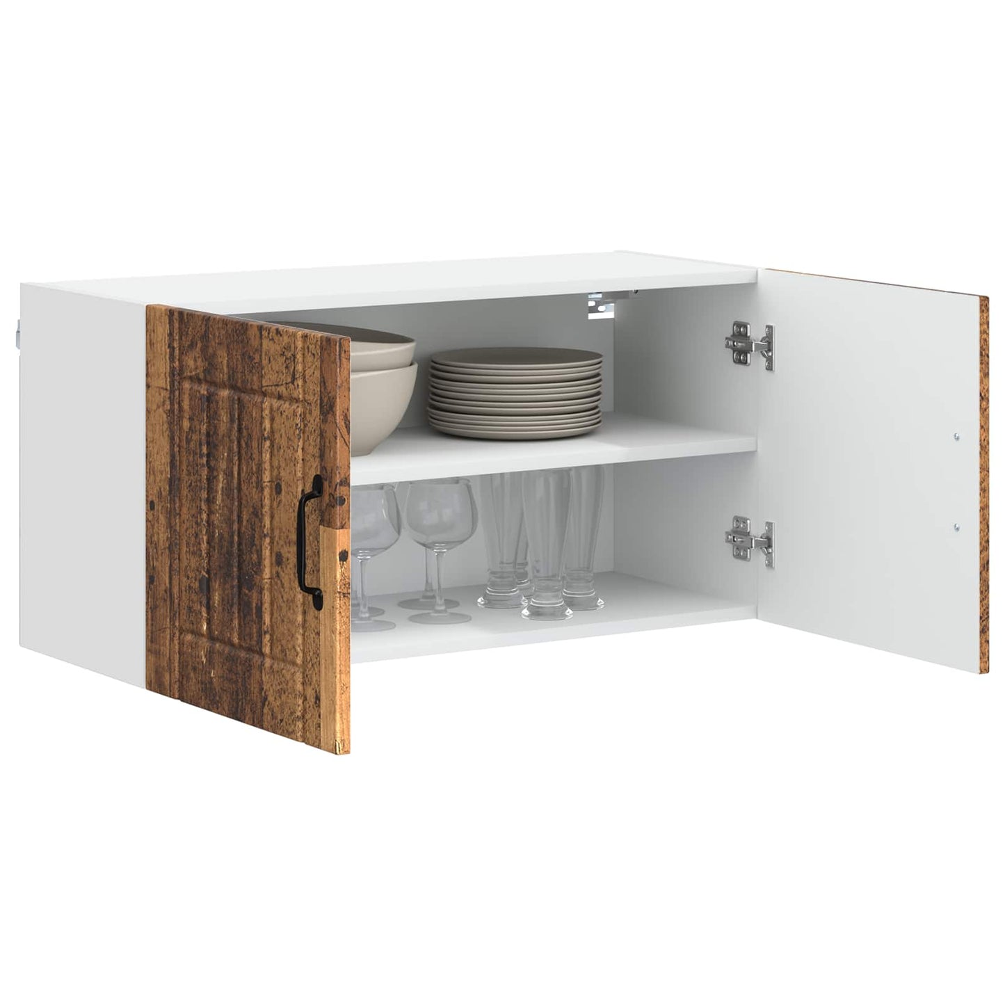 Wandschrank LUCCA Altholz 80 x 31 x 40 cm Holzwerkstoff