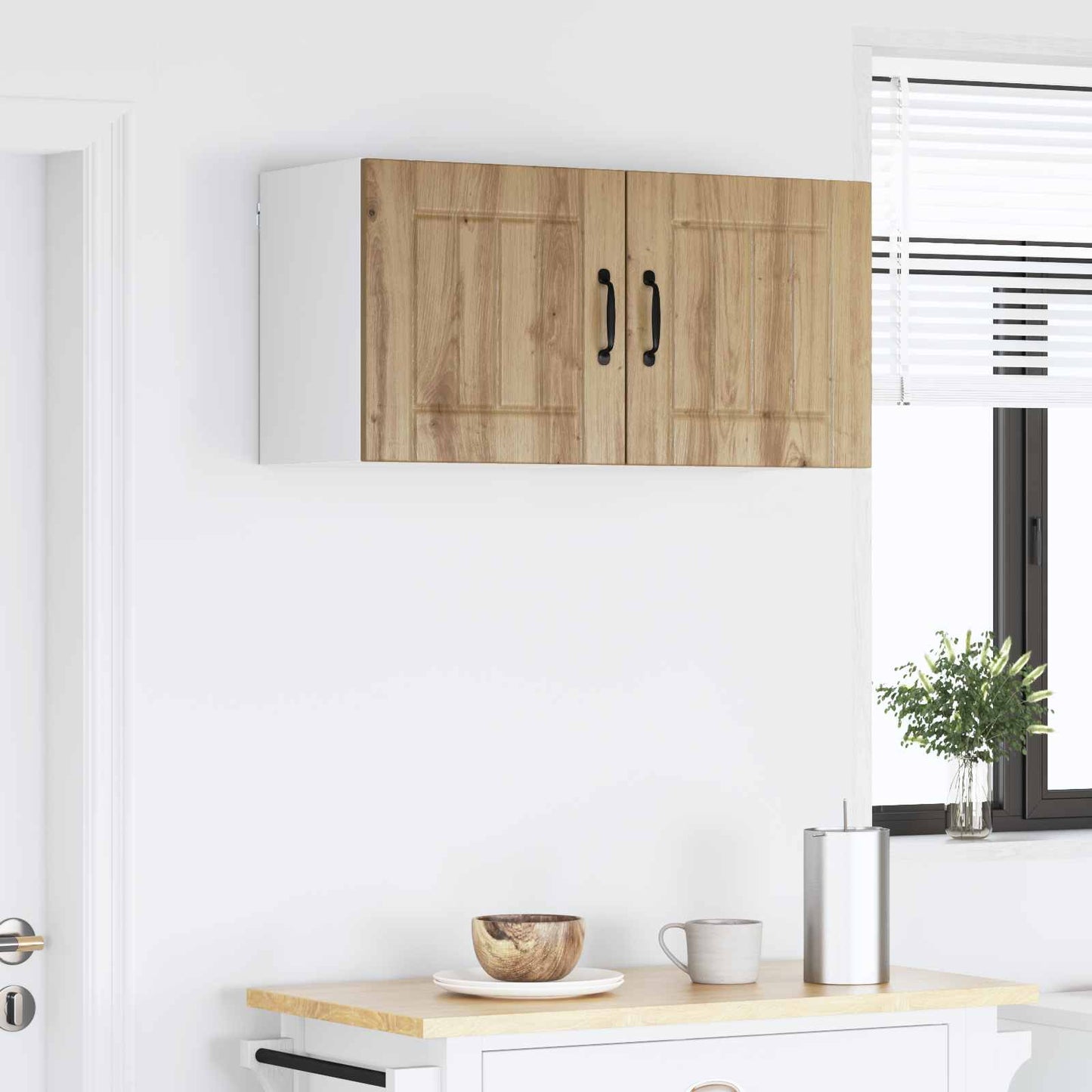 Wandschrank LUCCA Artisan-Eiche 80 x 31 x 40 cm Holzwerkstoff