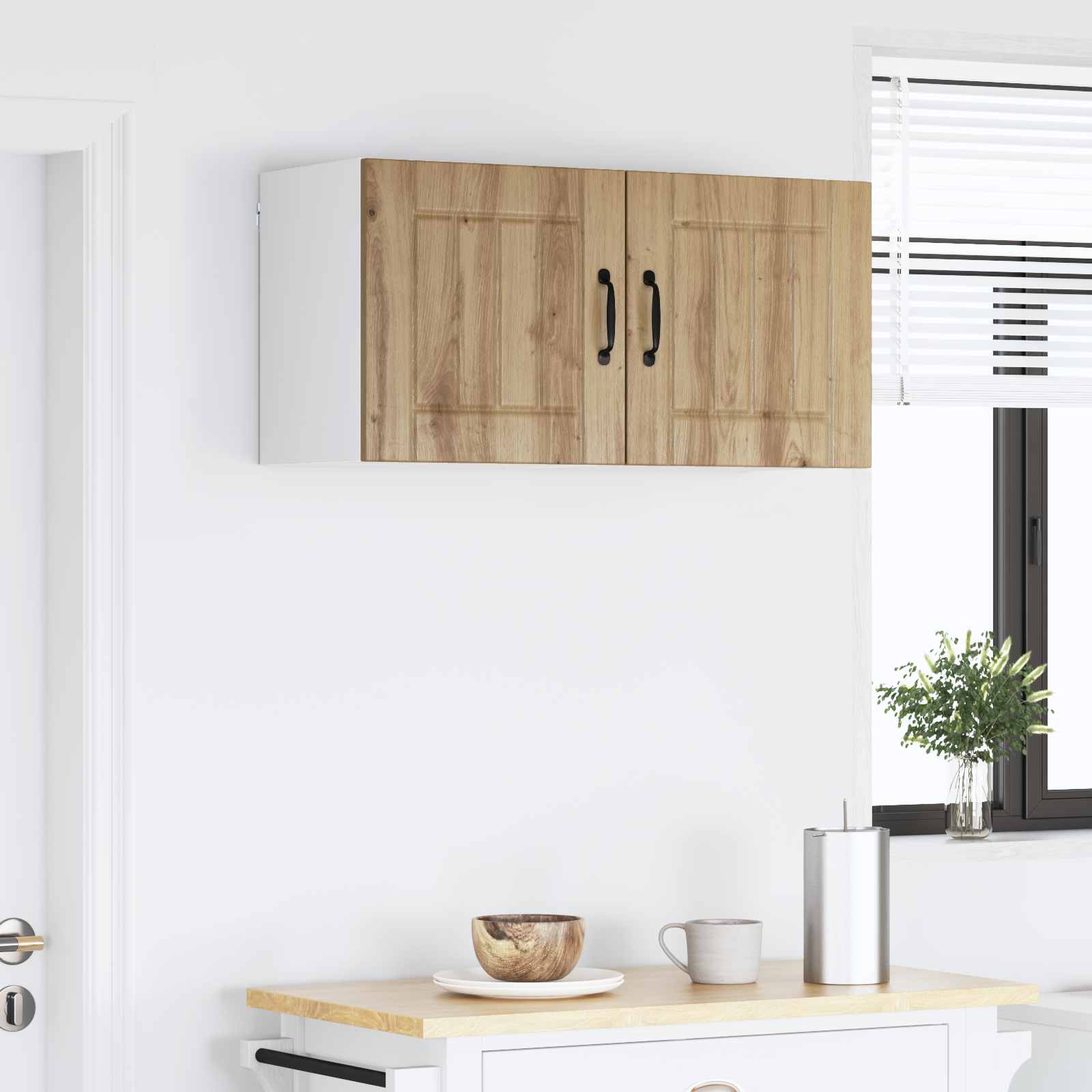 Wandschrank LUCCA Artisan-Eiche 80 x 31 x 40 cm Holzwerkstoff