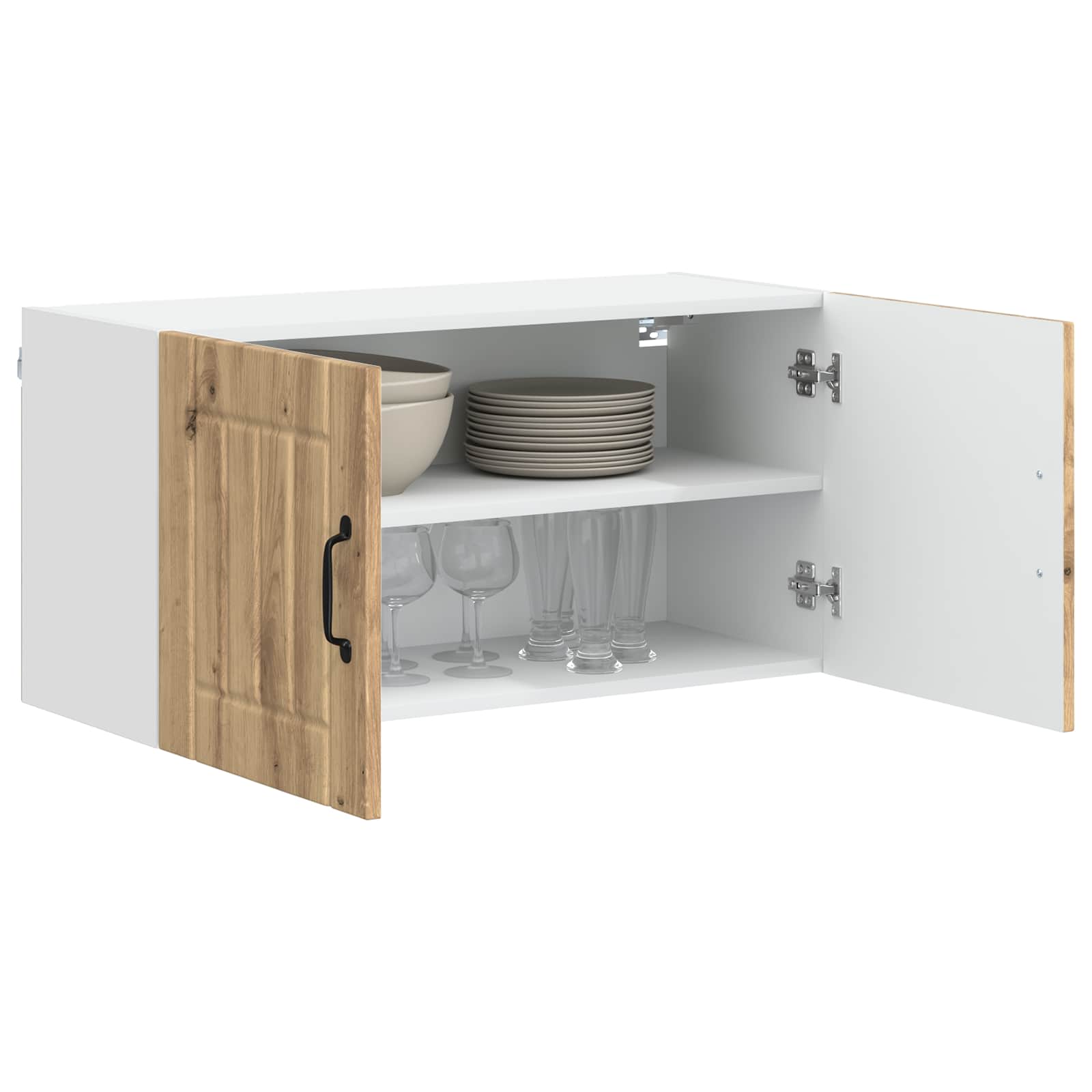 Wandschrank LUCCA Artisan-Eiche 80 x 31 x 40 cm Holzwerkstoff
