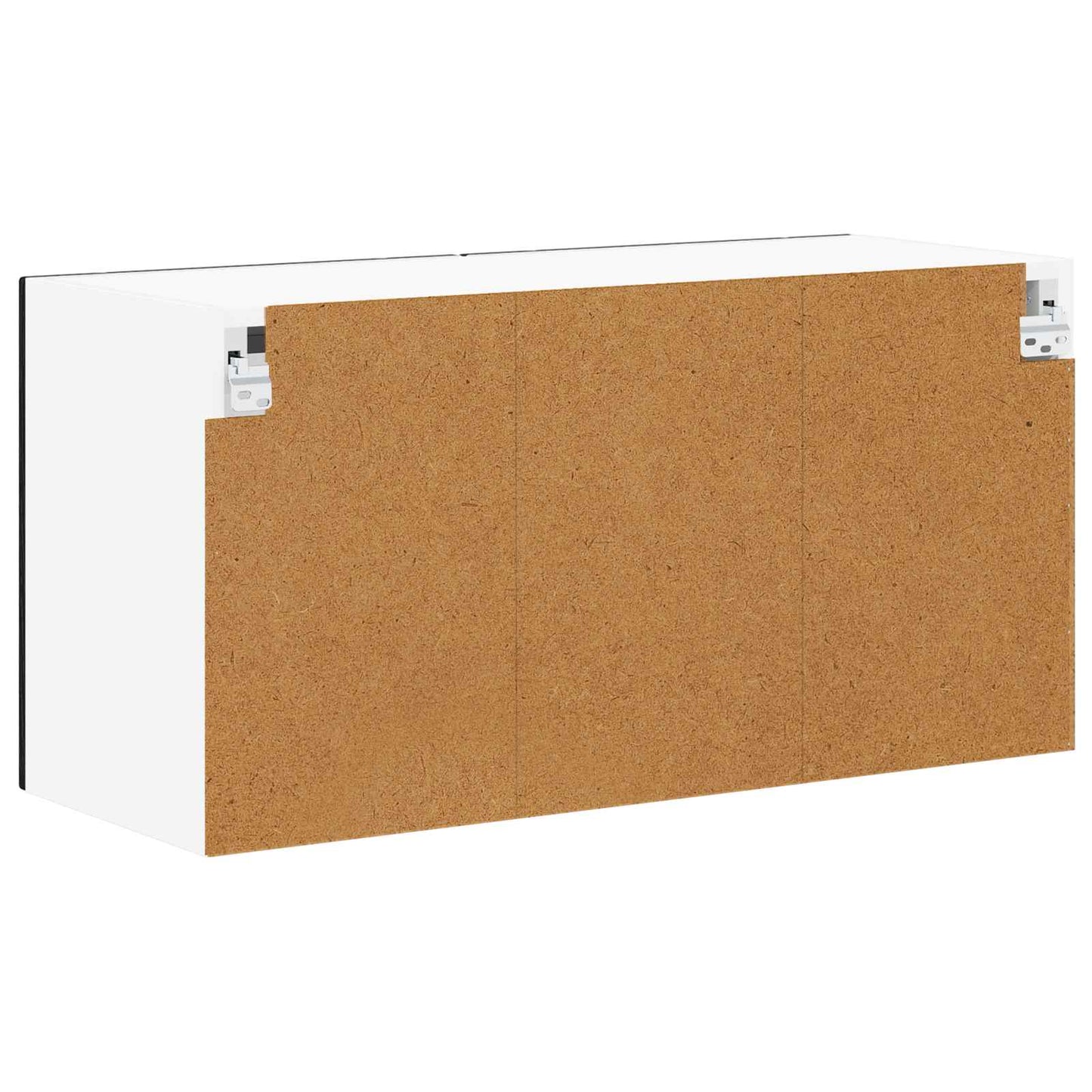 Wandglas-Schrank LUCCA Schwarze Eiche 80 x 31 x 40 cm