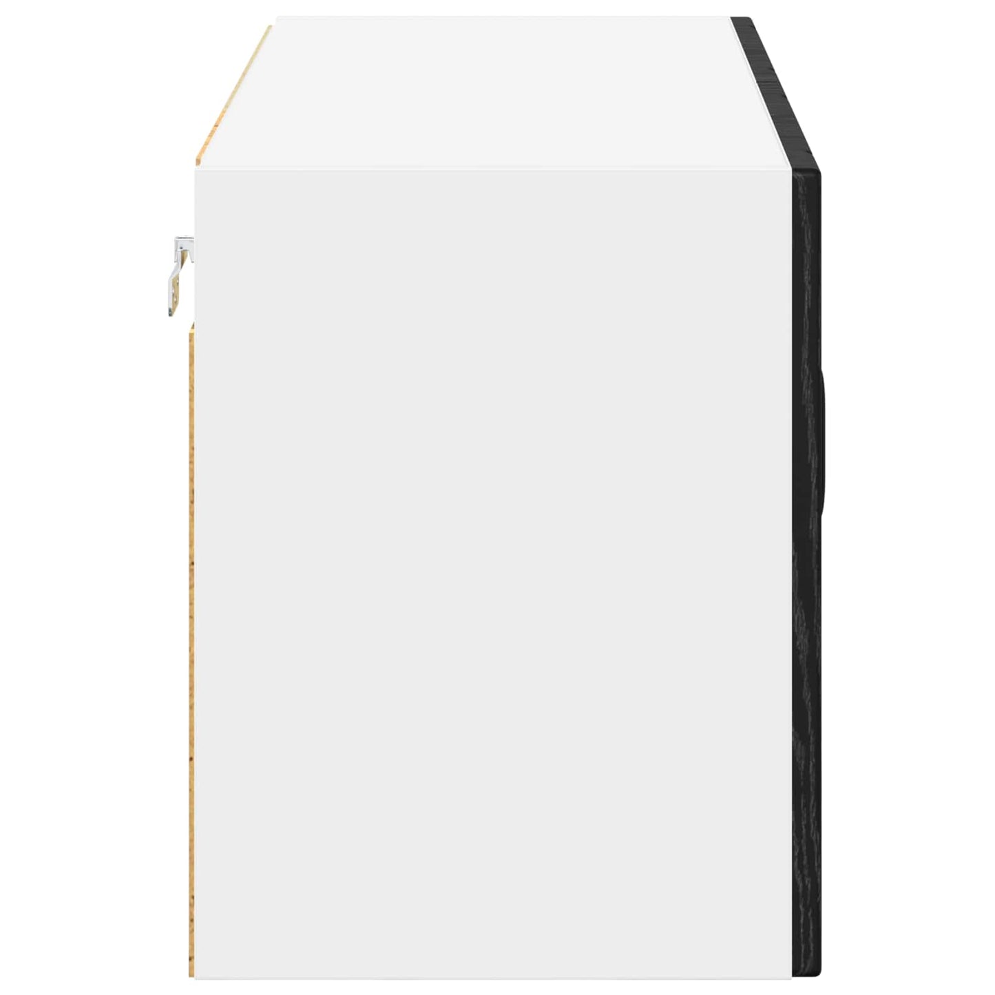 Wandglas-Schrank LUCCA Schwarze Eiche 80 x 31 x 40 cm