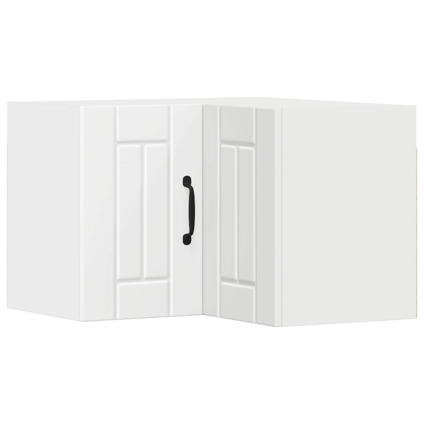 Wand-Eckschrank LUCCA Weiß 57 x 57 x 40 cm Holzwerkstoff