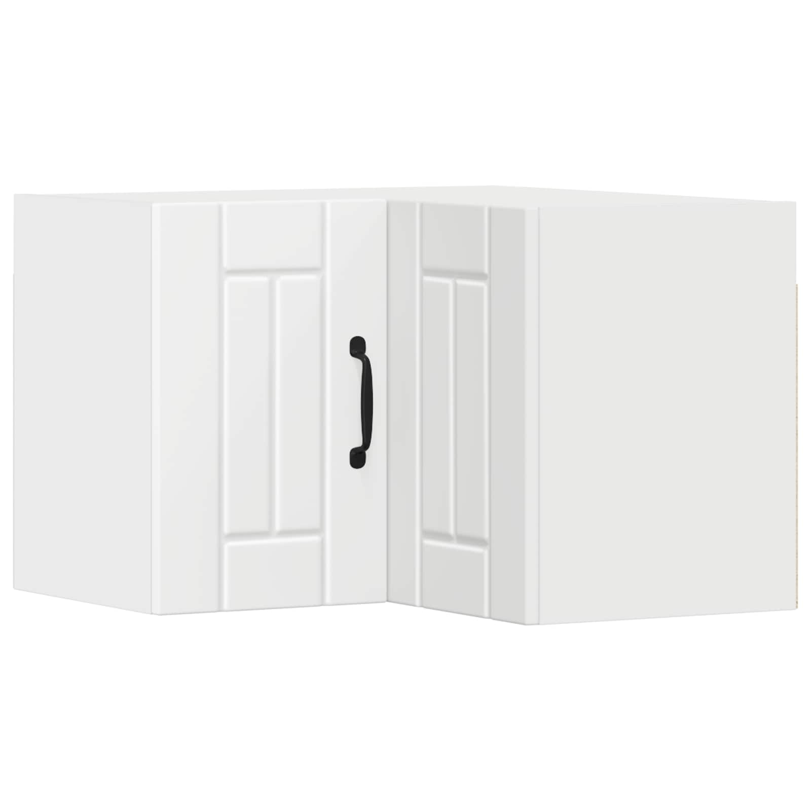 Wand-Eckschrank LUCCA Weiß 57 x 57 x 40 cm Holzwerkstoff