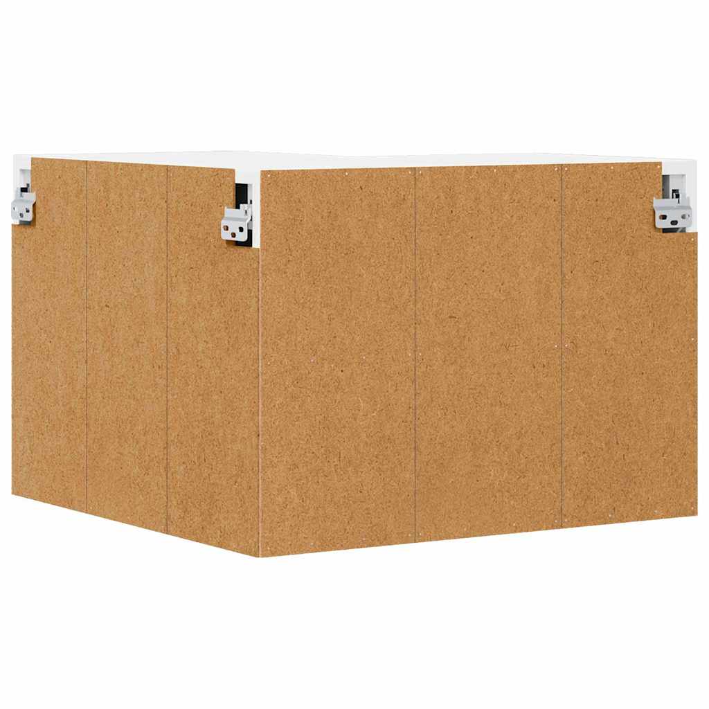 Küchenhängeschrank mit Regal Weiß 57 x 57 x 40 cm Holzwerkstoff