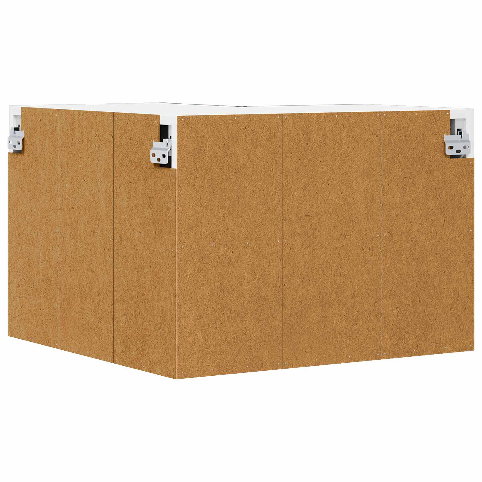 Wand-Eckschrank LUCCA Schwarz 57 x 57 x 40 cm Holzwerkstoff