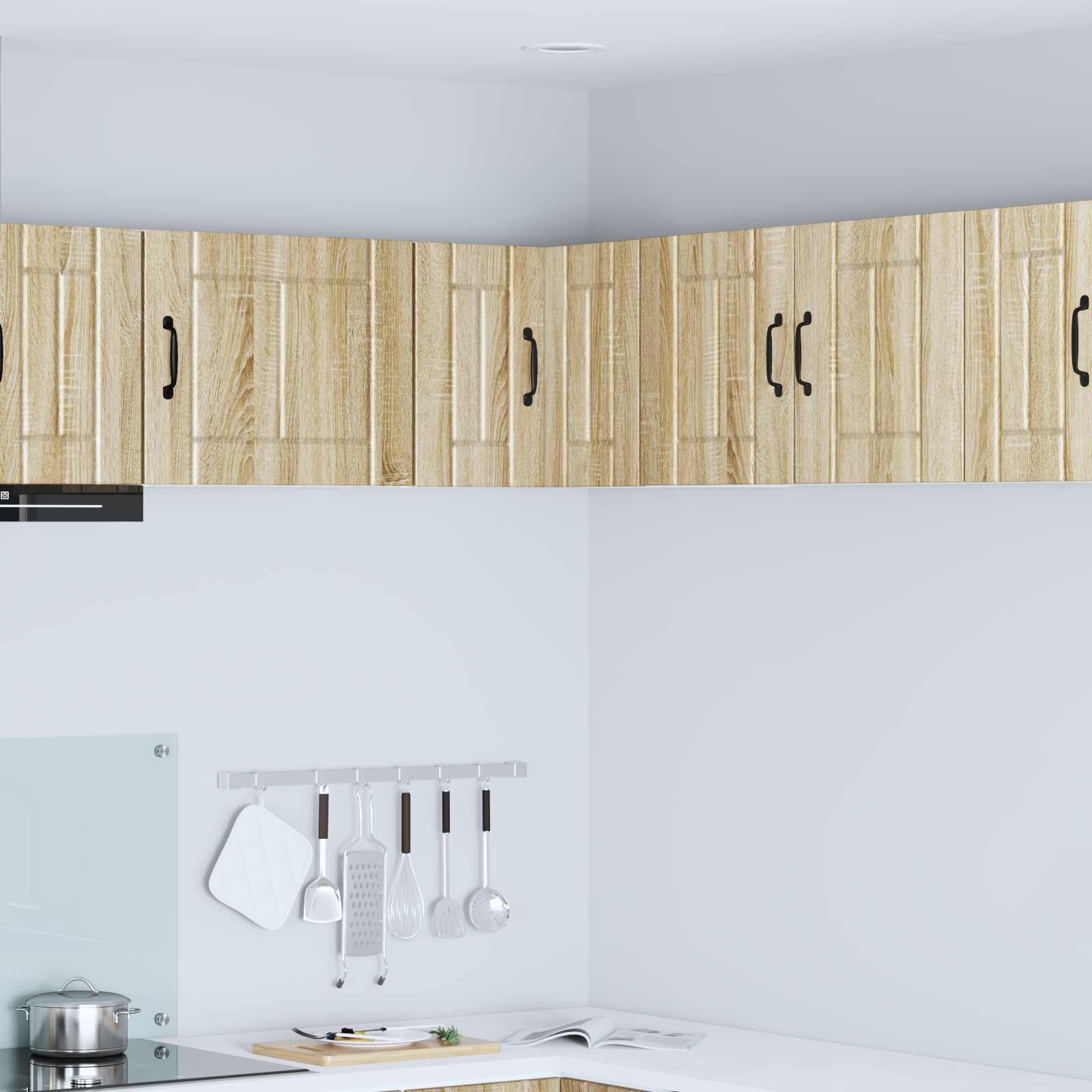 Wand-Eckschrank LUCCA Sonoma-Eiche 57 x 57 x 40 cm