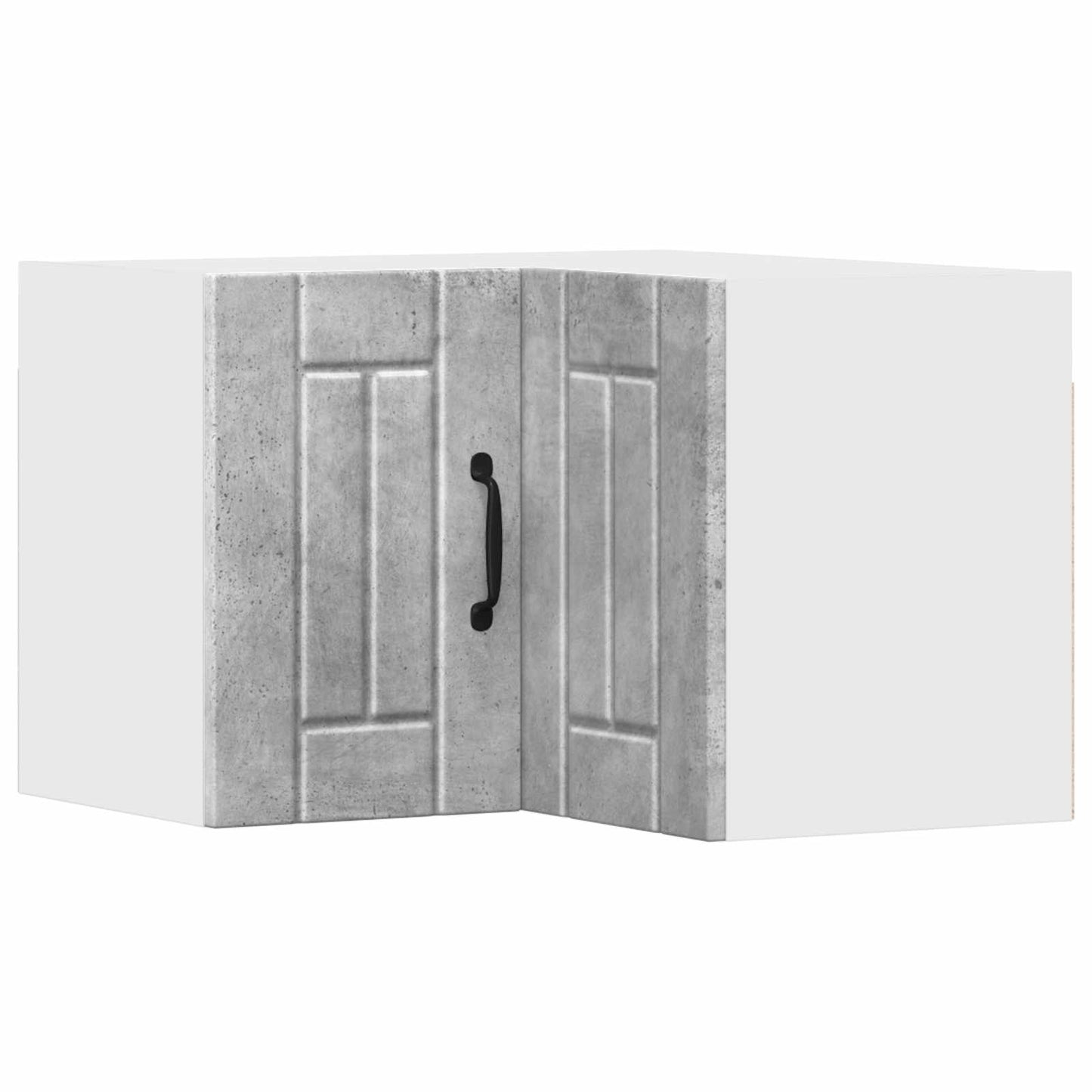 Wand-Eckschrank LUCCA Betongrau 57 x 57 x 40 cm Holzwerkstoff
