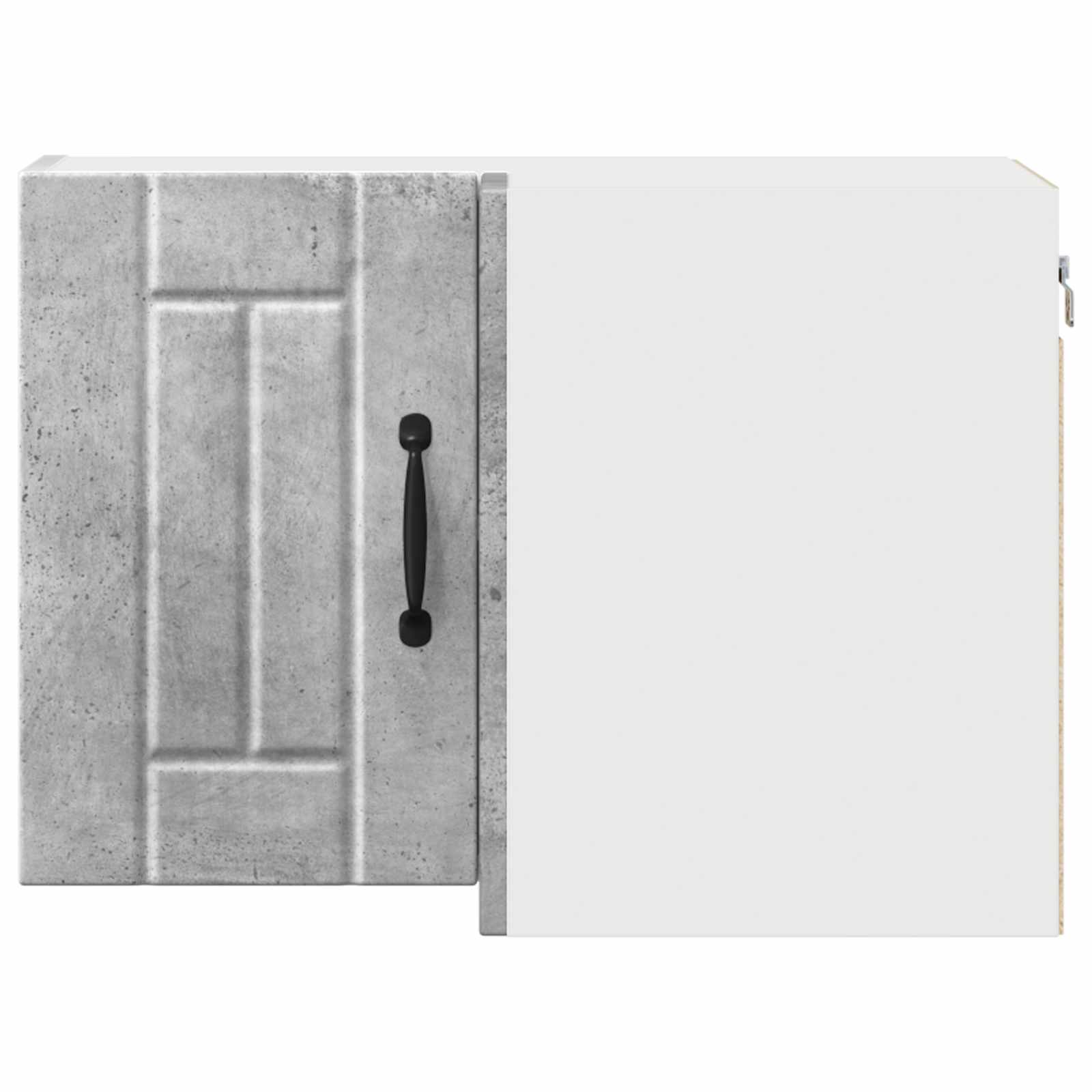 Wand-Eckschrank LUCCA Betongrau 57 x 57 x 40 cm Holzwerkstoff