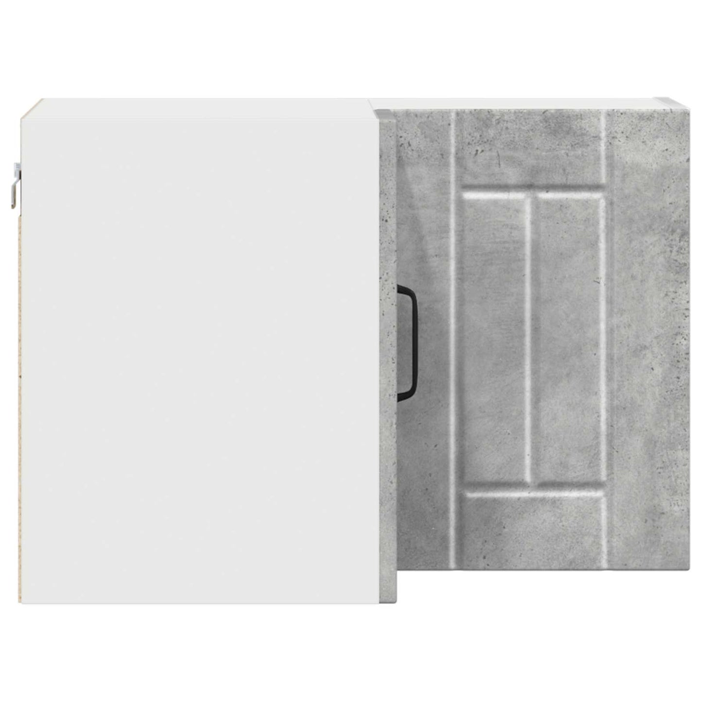 Wand-Eckschrank LUCCA Betongrau 57 x 57 x 40 cm Holzwerkstoff