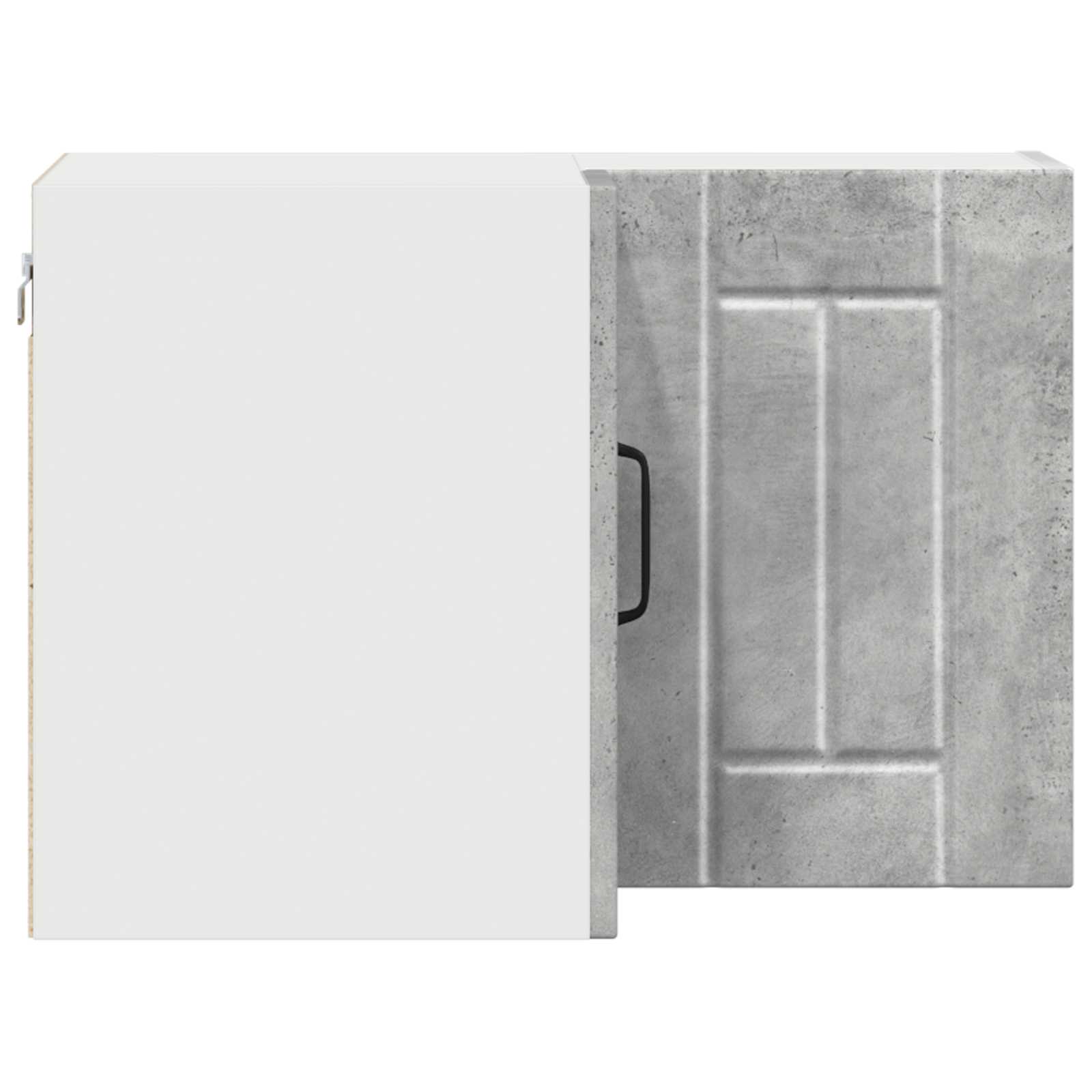 Wand-Eckschrank LUCCA Betongrau 57 x 57 x 40 cm Holzwerkstoff