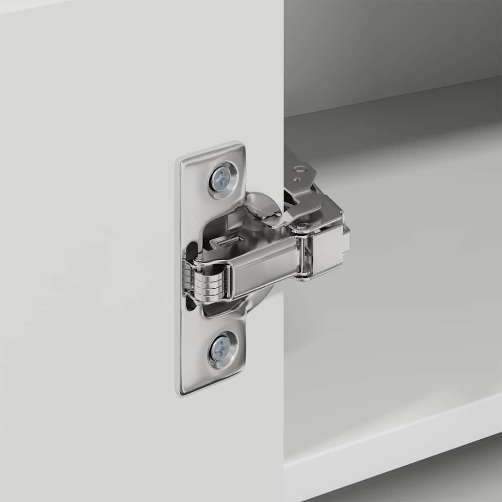 Wand-Eckschrank LUCCA Hochglanz Weiß 57 x 57 x 40 cm
