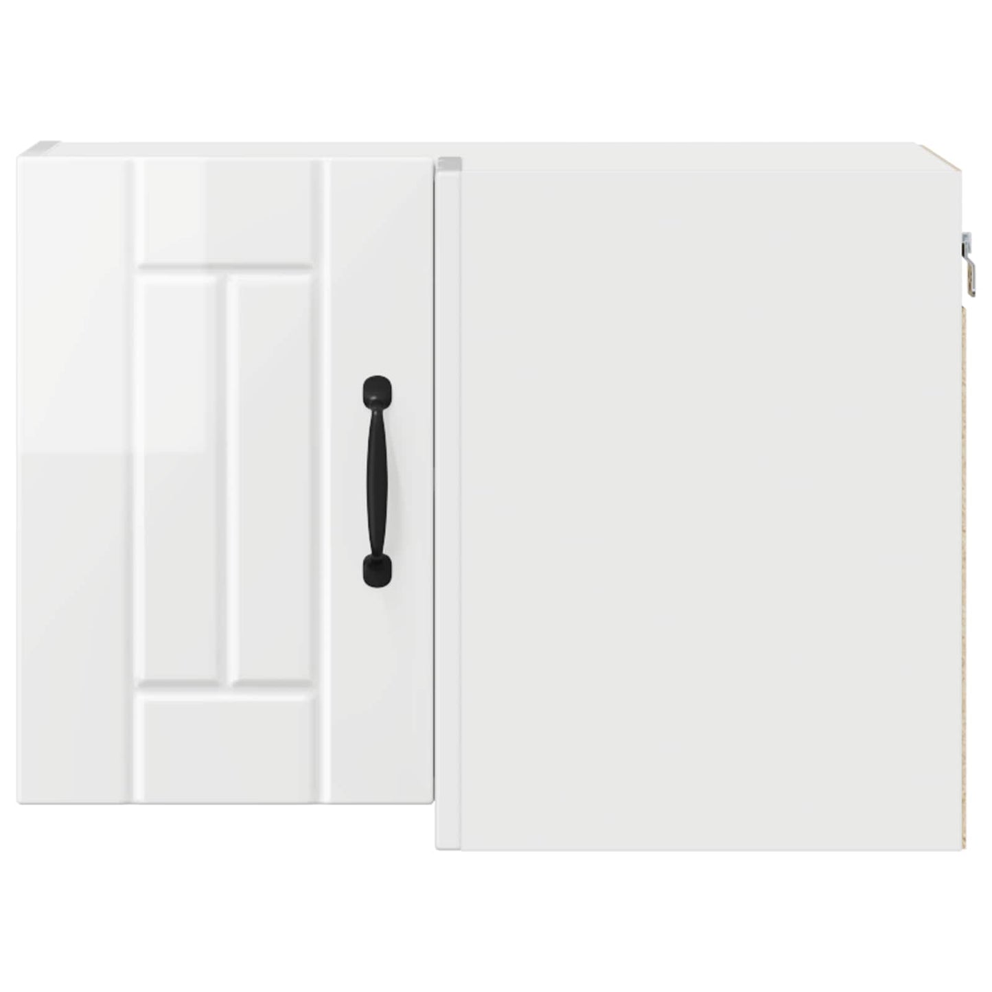 Wand-Eckschrank LUCCA Hochglanz Weiß 57 x 57 x 40 cm