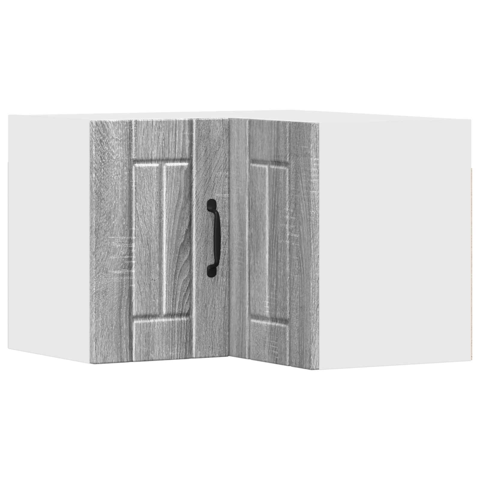 Wand-Eckschrank LUCCA Graues Sonoma 57 x 57 x 40 cm