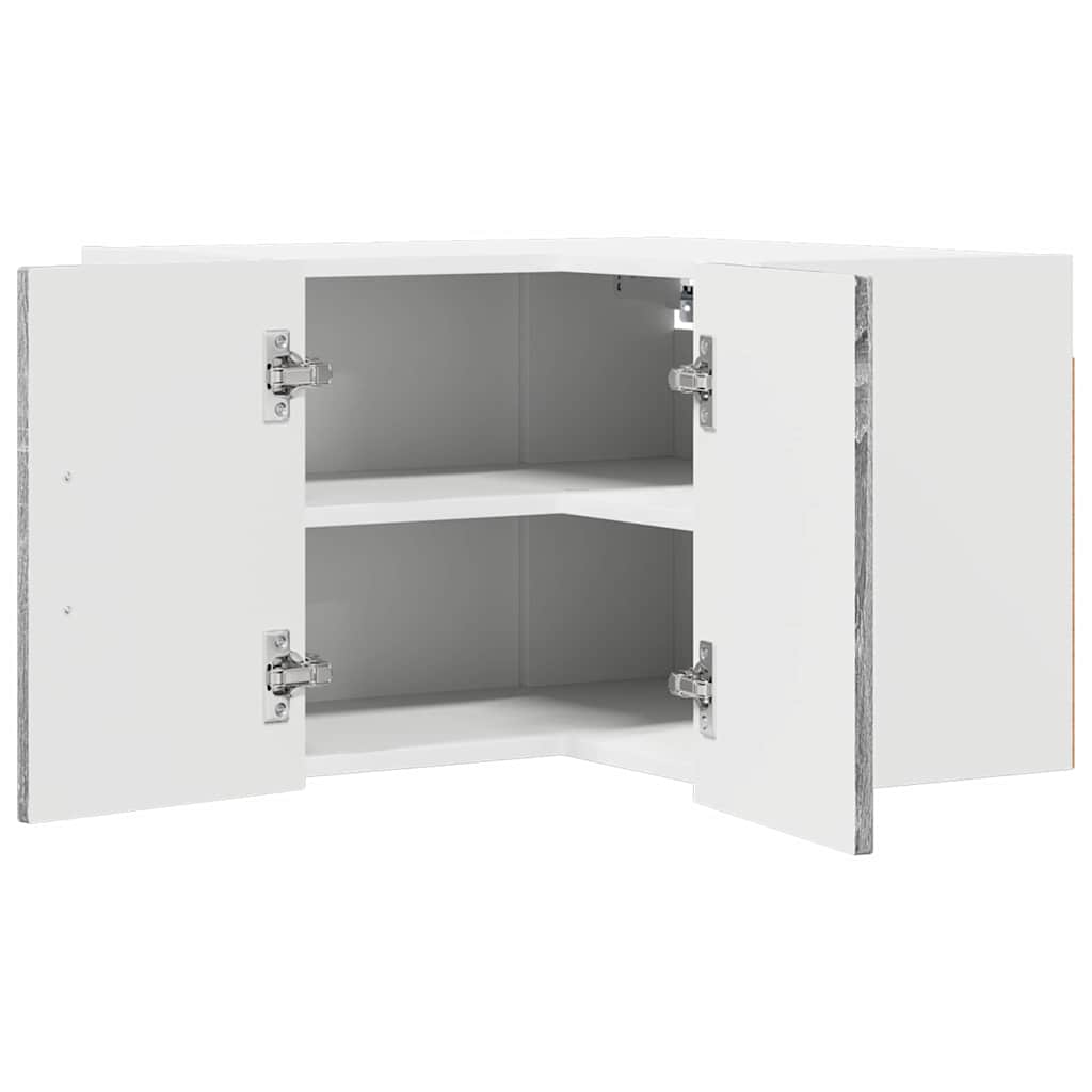 Wand-Eckschrank LUCCA Graues Sonoma 57 x 57 x 40 cm