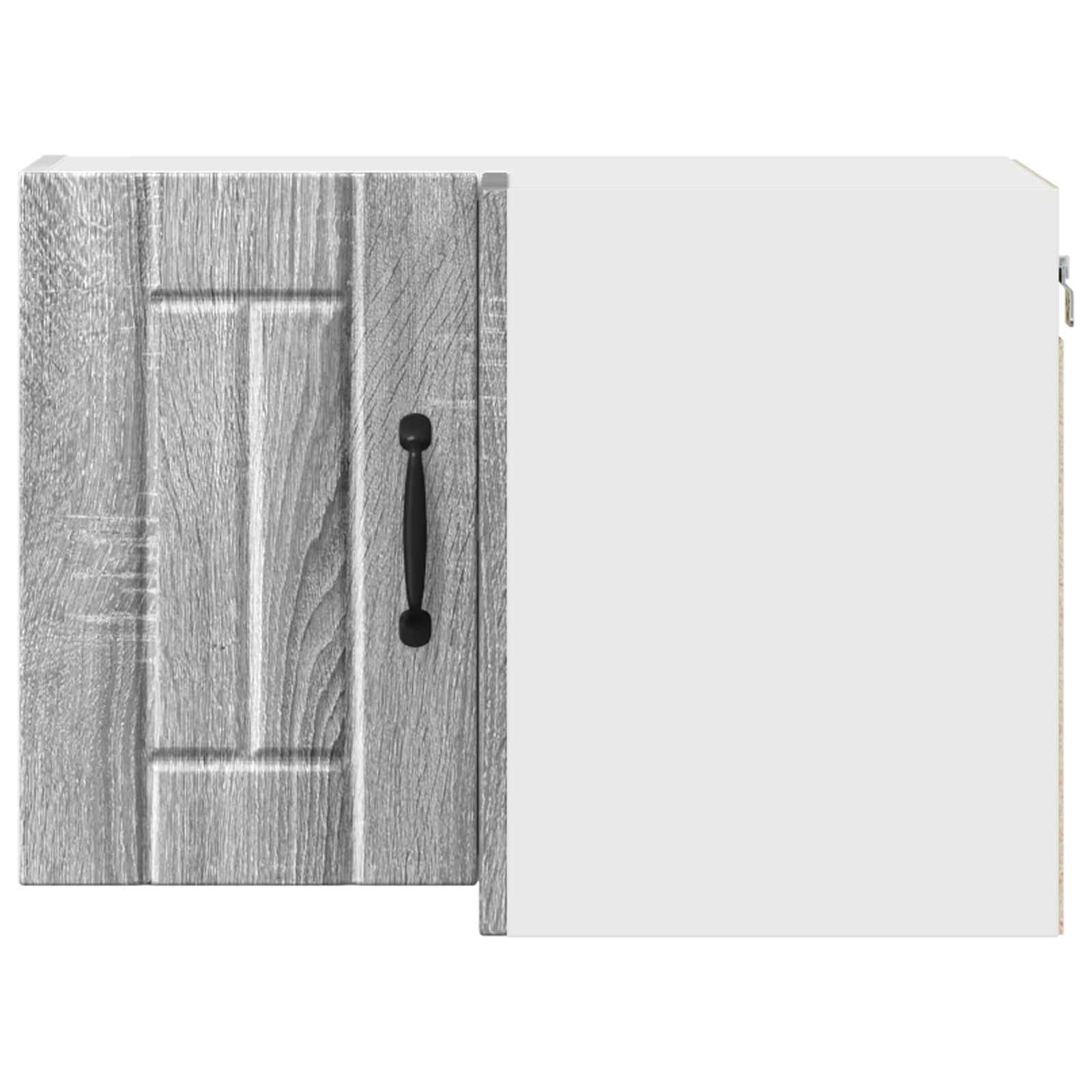 Wand-Eckschrank LUCCA Graues Sonoma 57 x 57 x 40 cm