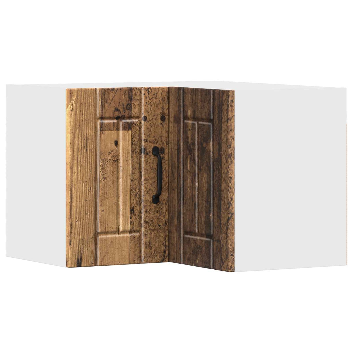 Wand-Eckschrank LUCCA Altholz 57 x 57 x 40 cm Holzwerkstoff