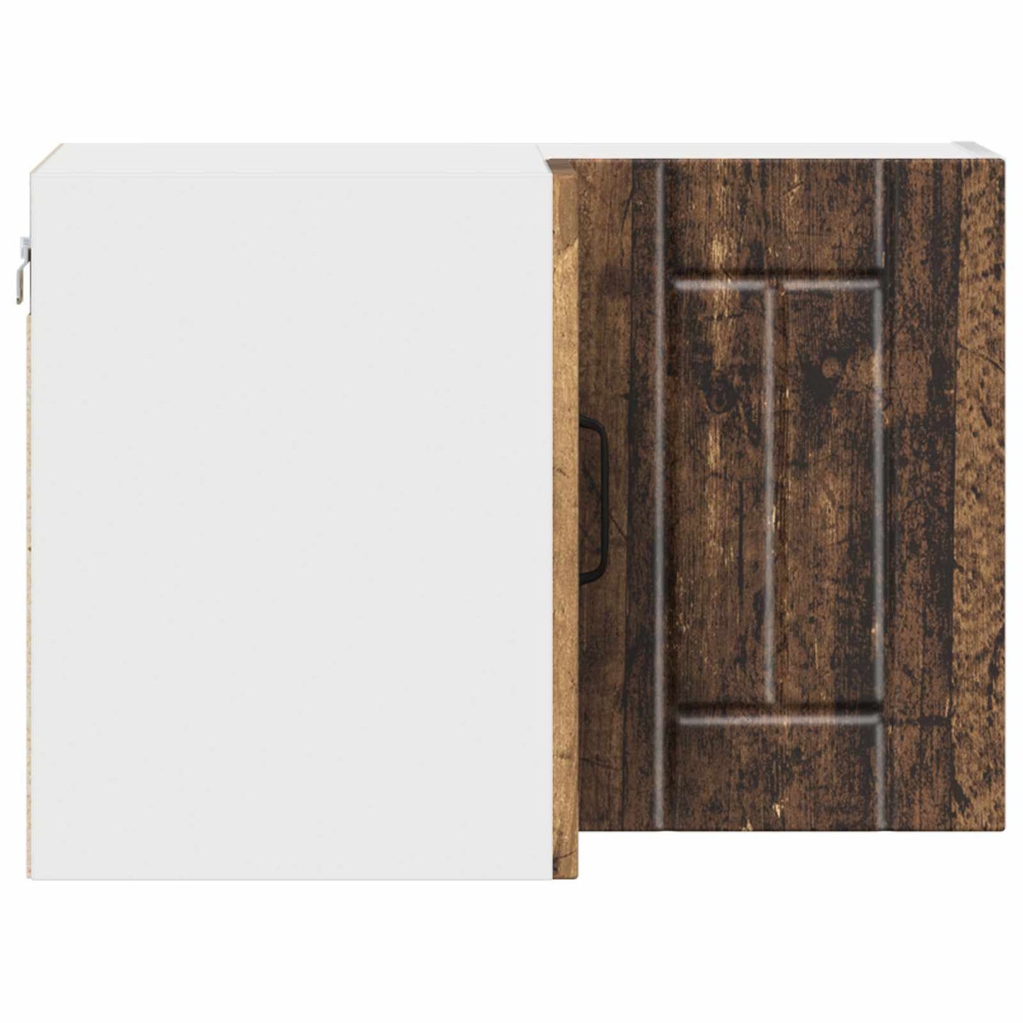 Wand-Eckschrank LUCCA Altholz 57 x 57 x 40 cm Holzwerkstoff