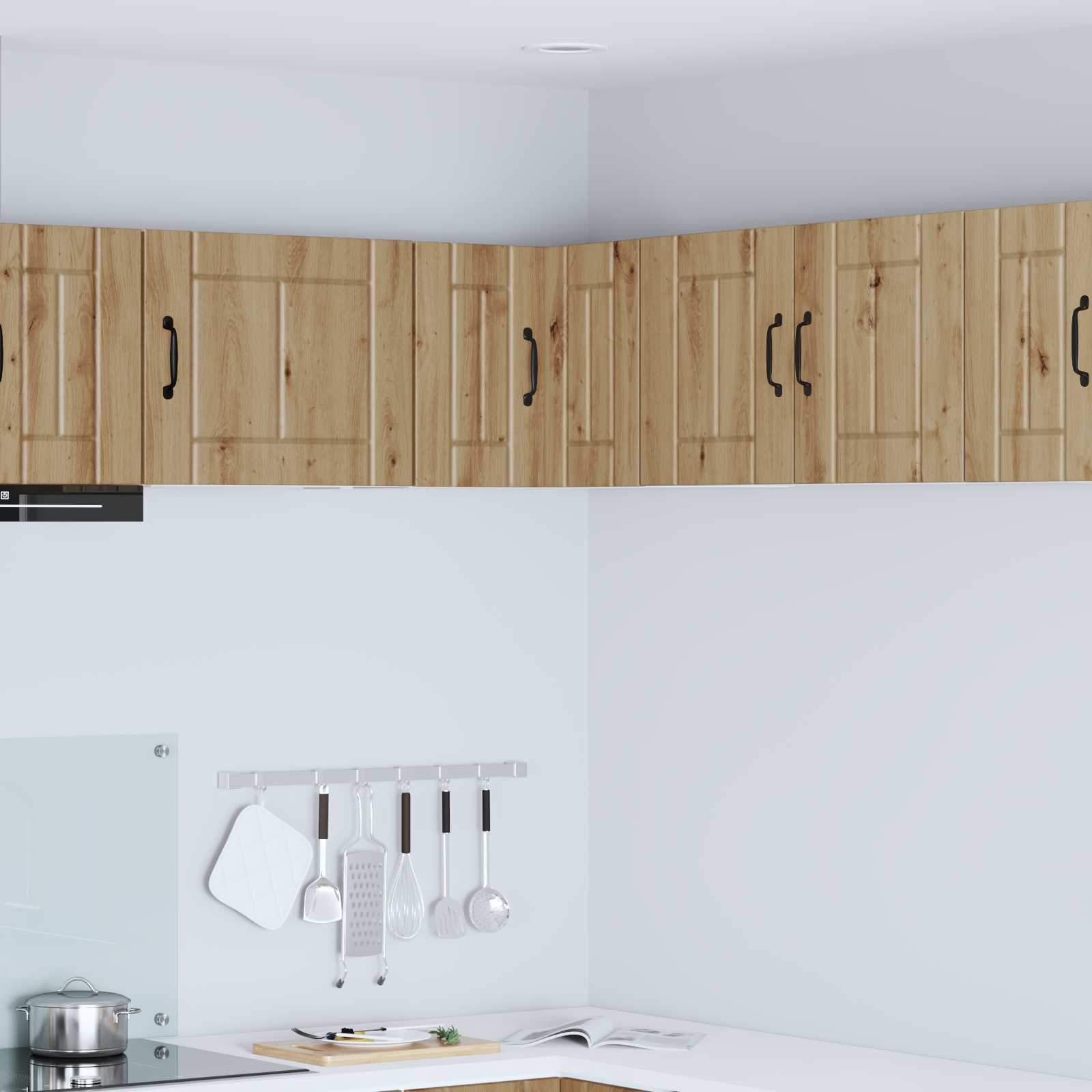 Wand-Eckschrank LUCCA Artisan-Eiche 57 x 57 x 40 cm