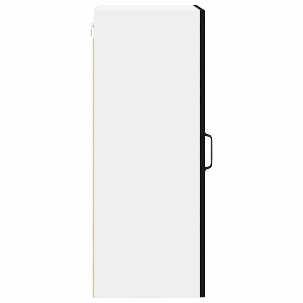 Wandglas-Schrank LUCCA Schwarz 40 x 31 x 80 cm Holzwerkstoff