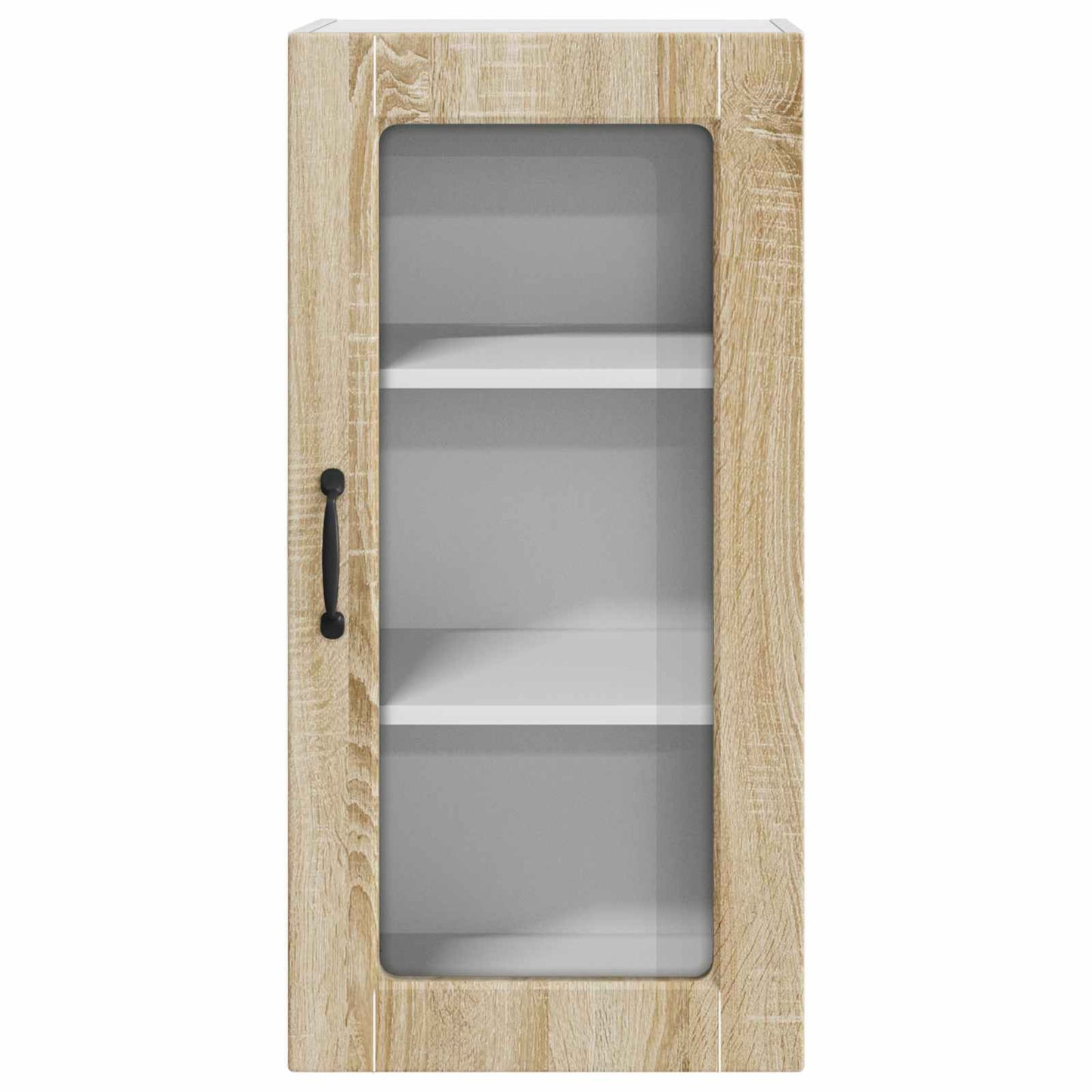 Wandglas-Schrank LUCCA Sonoma-Eiche 40 x 31 x 80 cm
