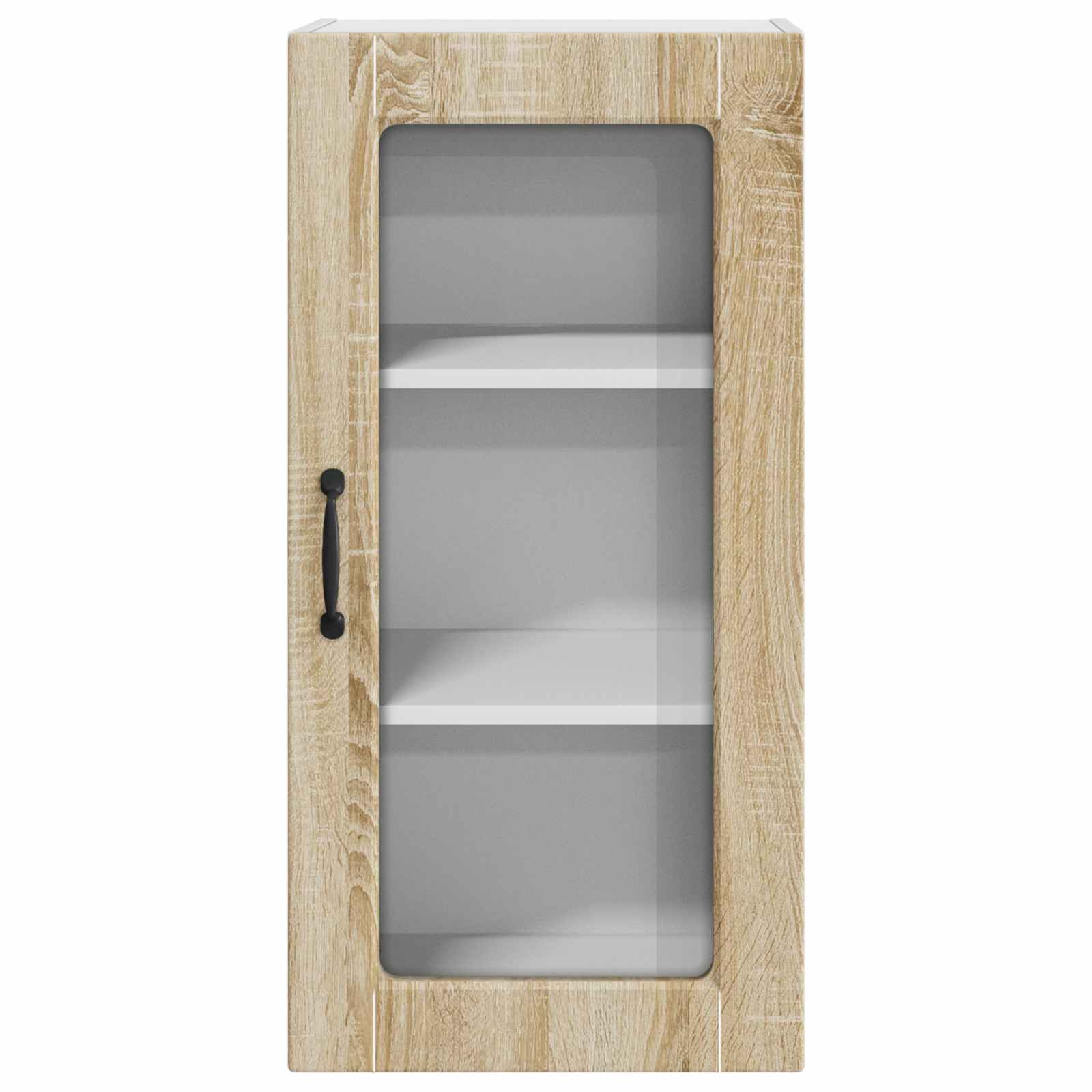 Wandglas-Schrank LUCCA Sonoma-Eiche 40 x 31 x 80 cm
