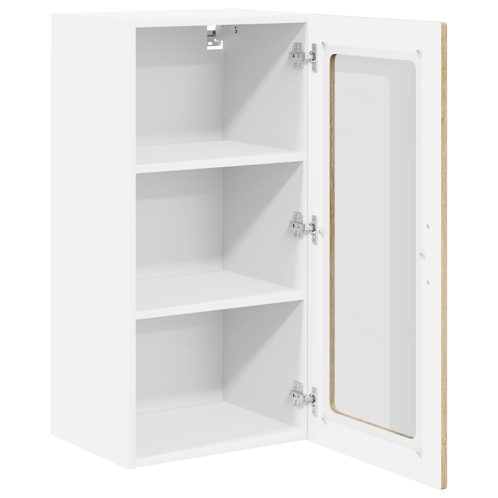 Wandglas-Schrank LUCCA 2 stk. Sonoma-Eiche Holzwerkstoff