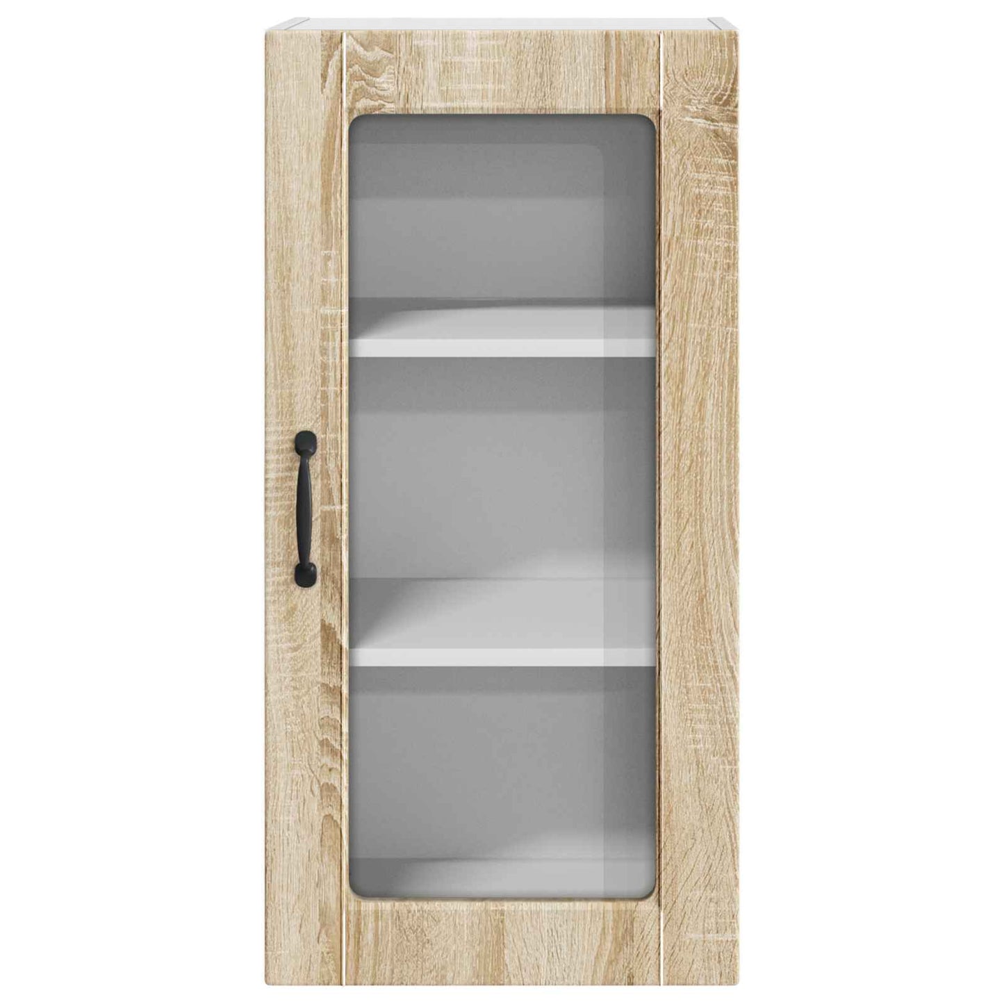 Wandglas-Schrank LUCCA 2 stk. Sonoma-Eiche Holzwerkstoff