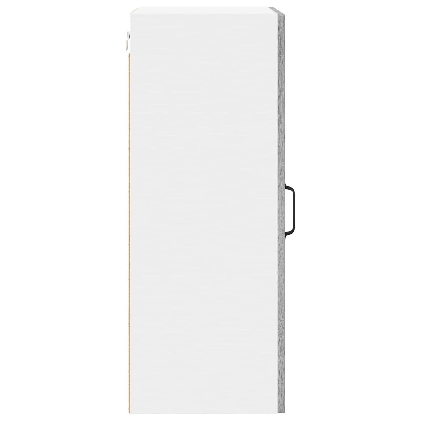 Wandglas-Schrank LUCCA 2 stk. Graues Sonoma Holzwerkstoff