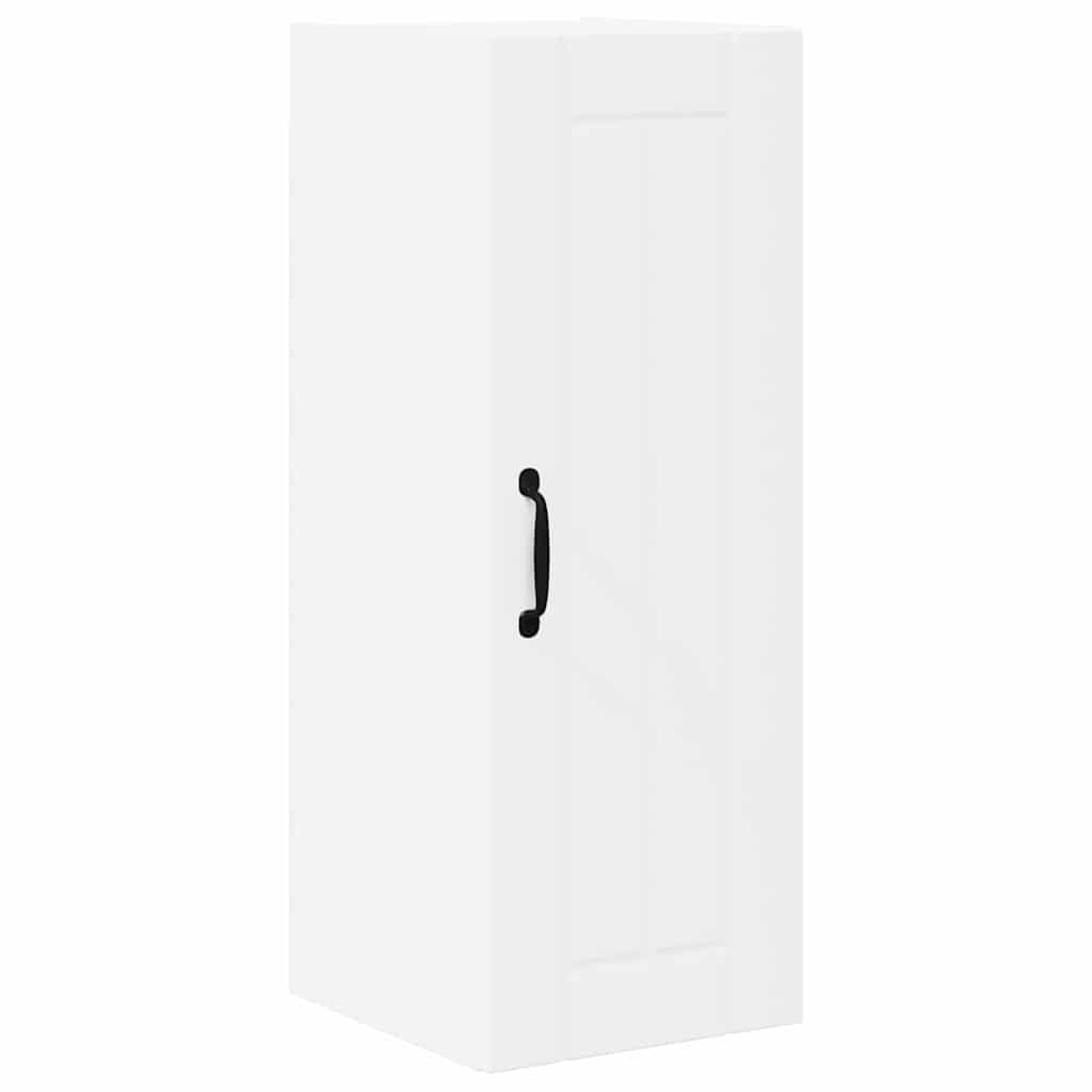 Küchenwandschrank mit Regal Weiß 30 x 31 x 80 cm Holzwerkstoff