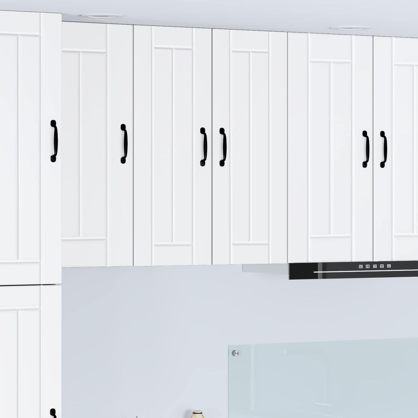 Wandschrank LUCCA 2 stk. Weiß Holzwerkstoff