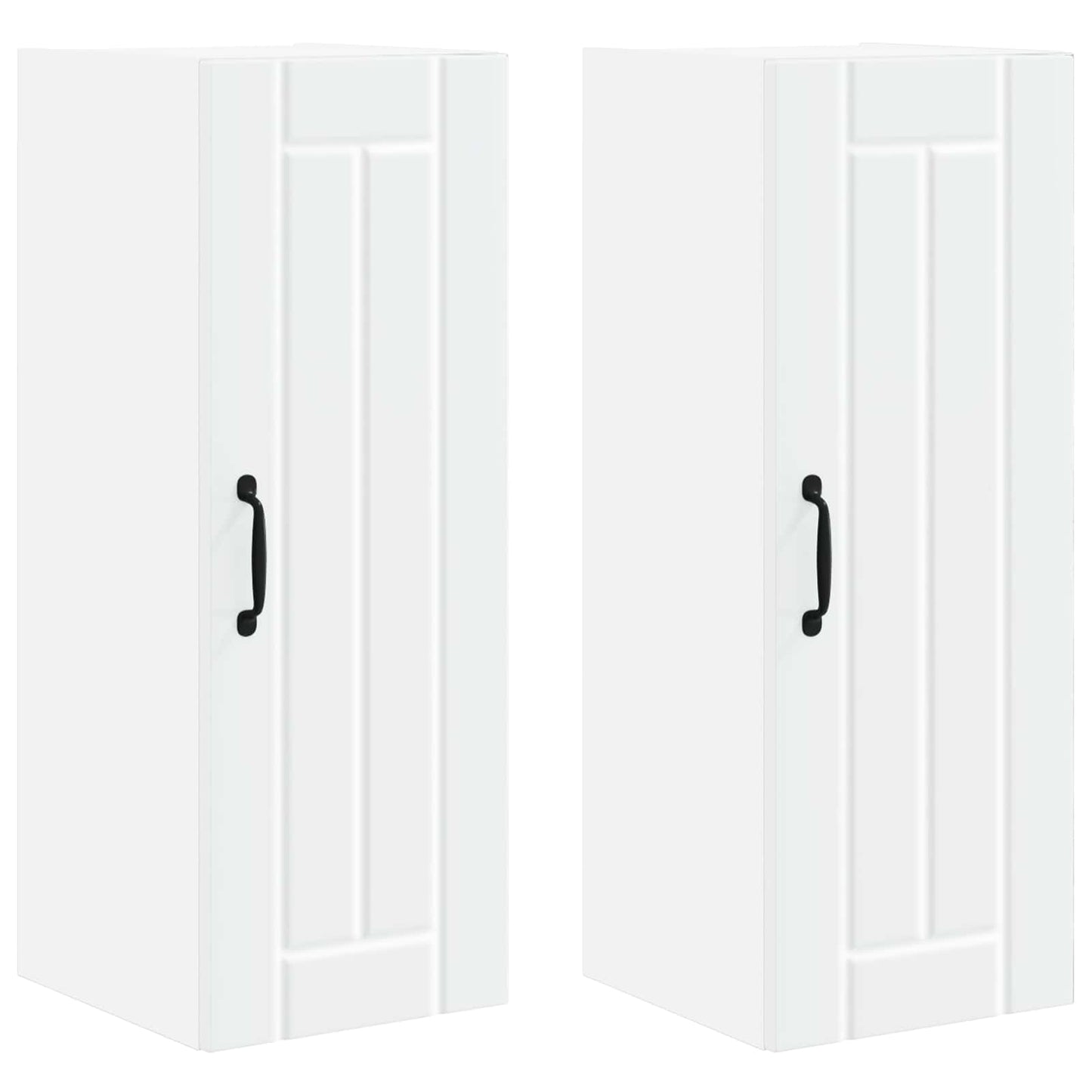 Wandschrank LUCCA 2 stk. Weiß Holzwerkstoff